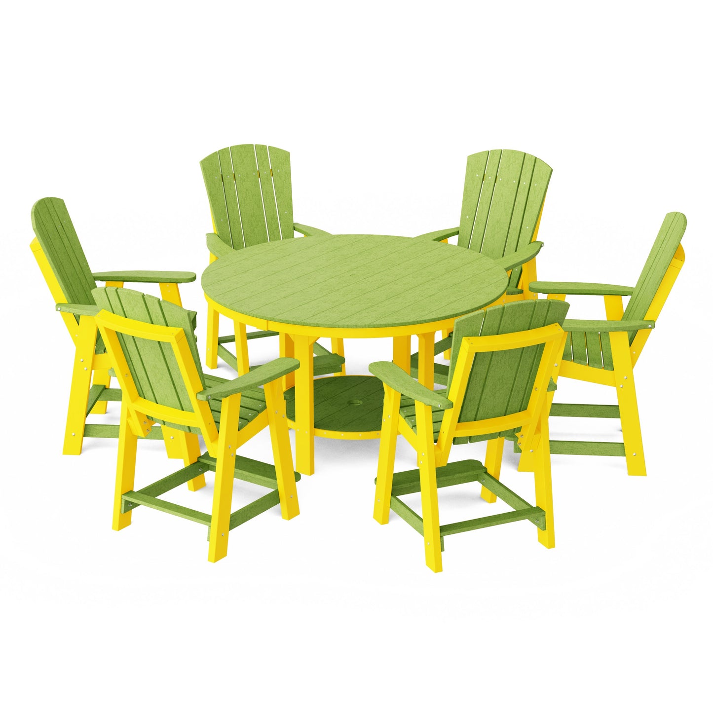 Heritage 7-Piece Round Counter Height Dining Set