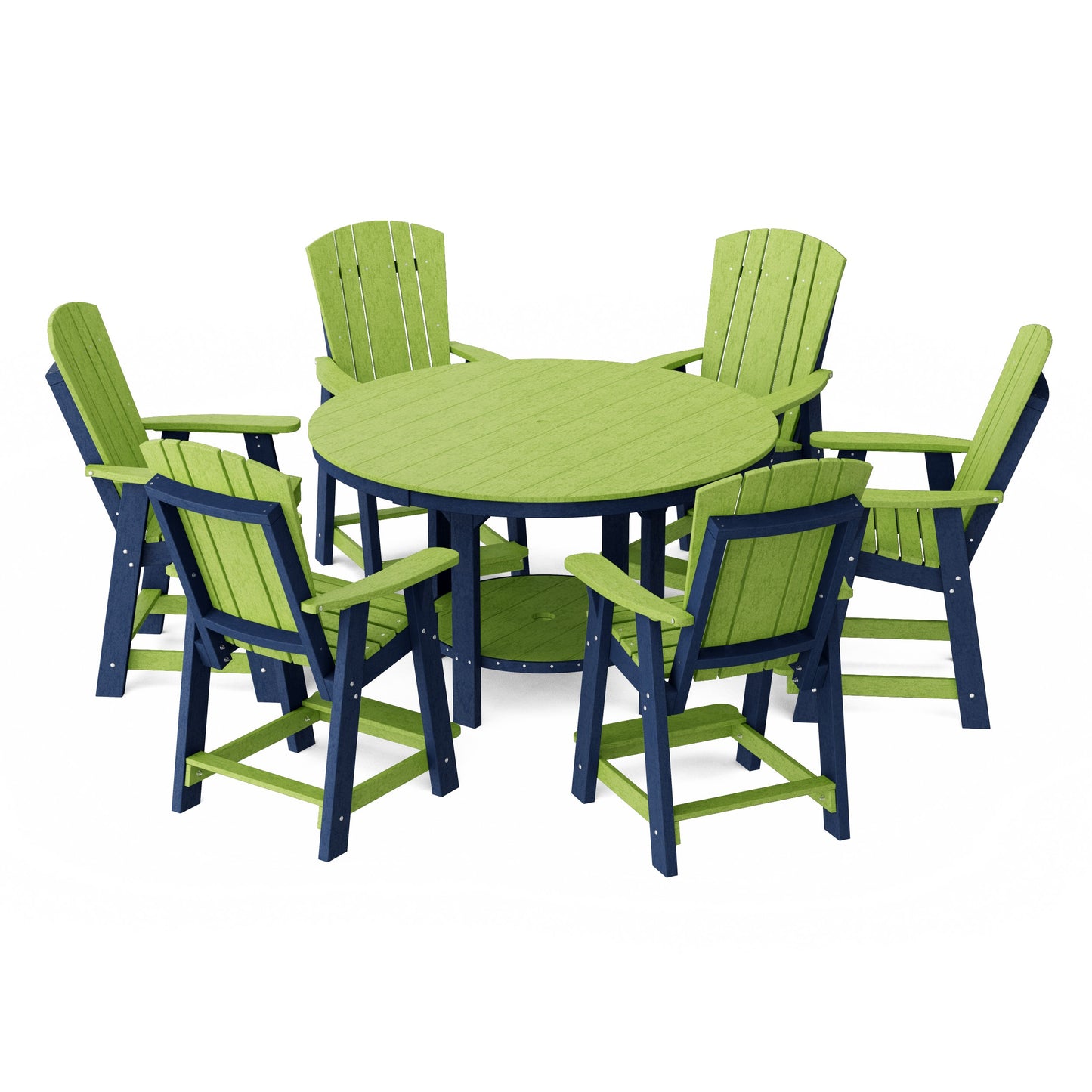 Heritage 7-Piece Round Counter Height Dining Set