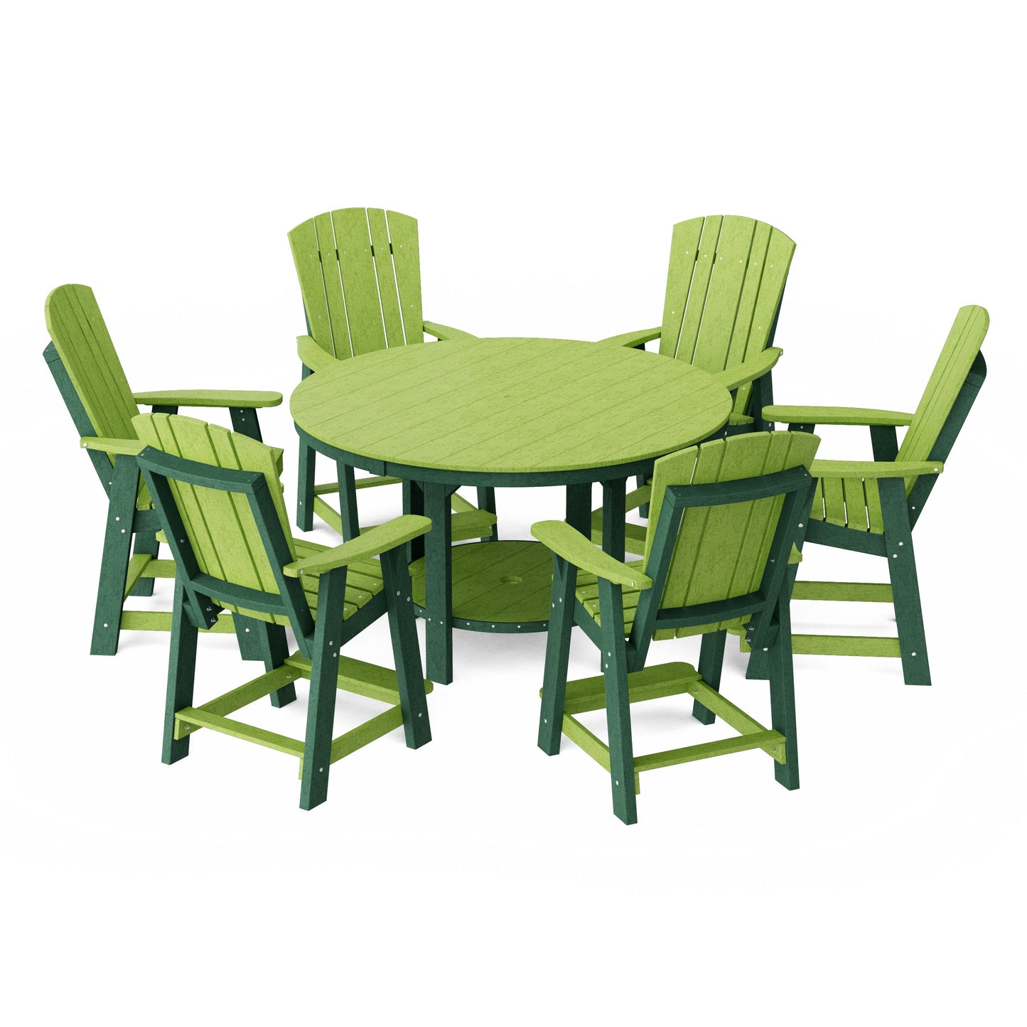 Heritage 7-Piece Round Counter Height Dining Set