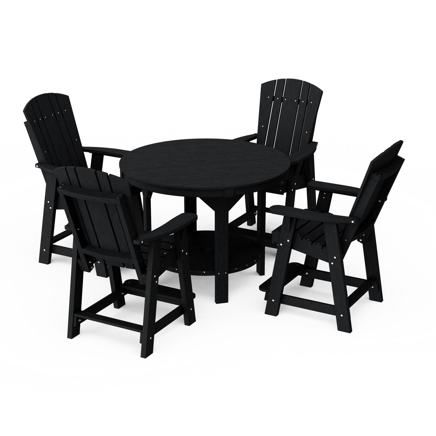 Heritage 5-Piece Round Counter Height Dining Set