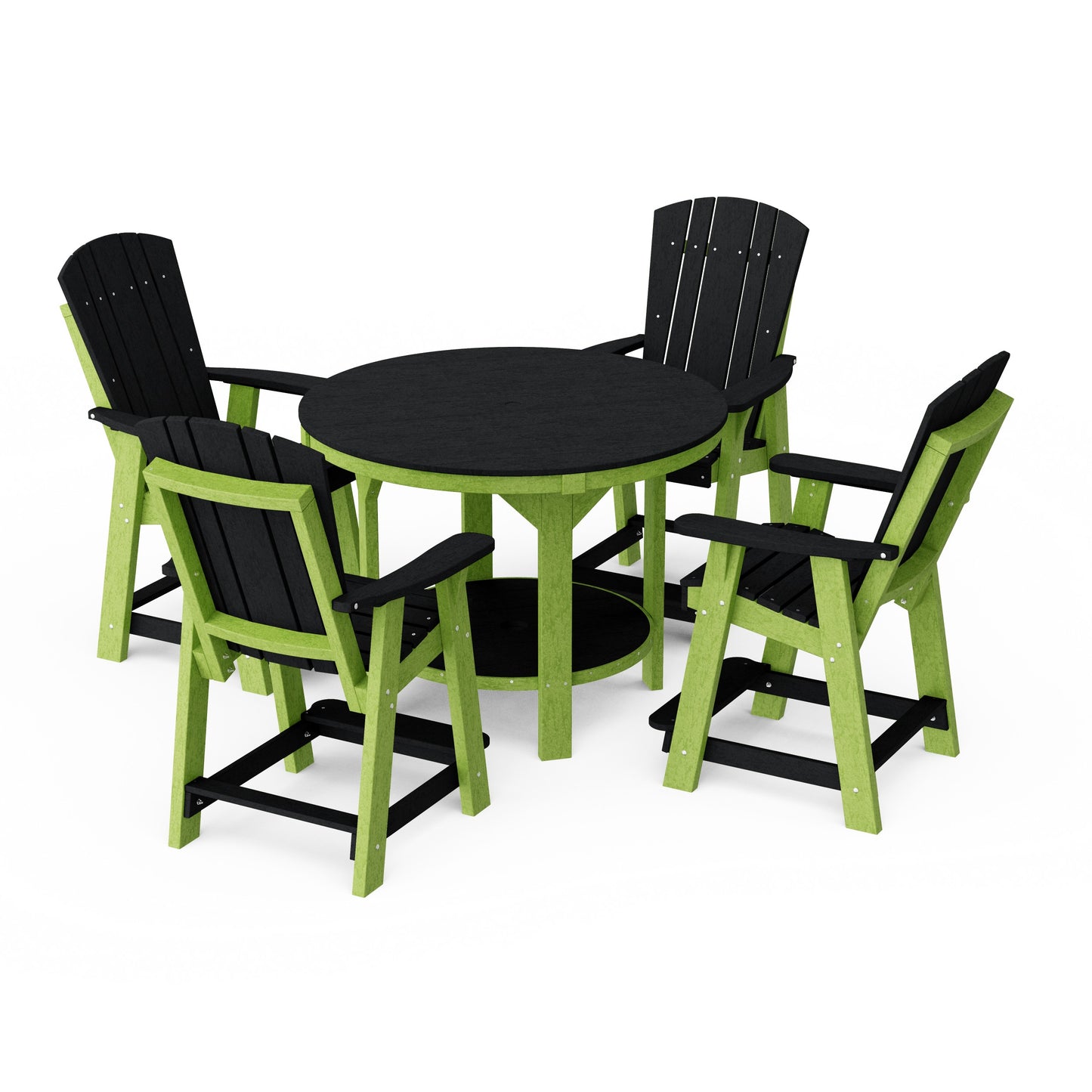 Heritage 5-Piece Round Counter Height Dining Set