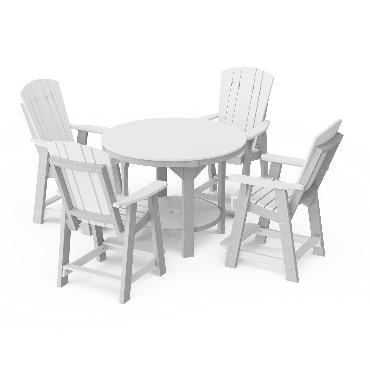 Heritage 5-Piece Round Counter Height Dining Set