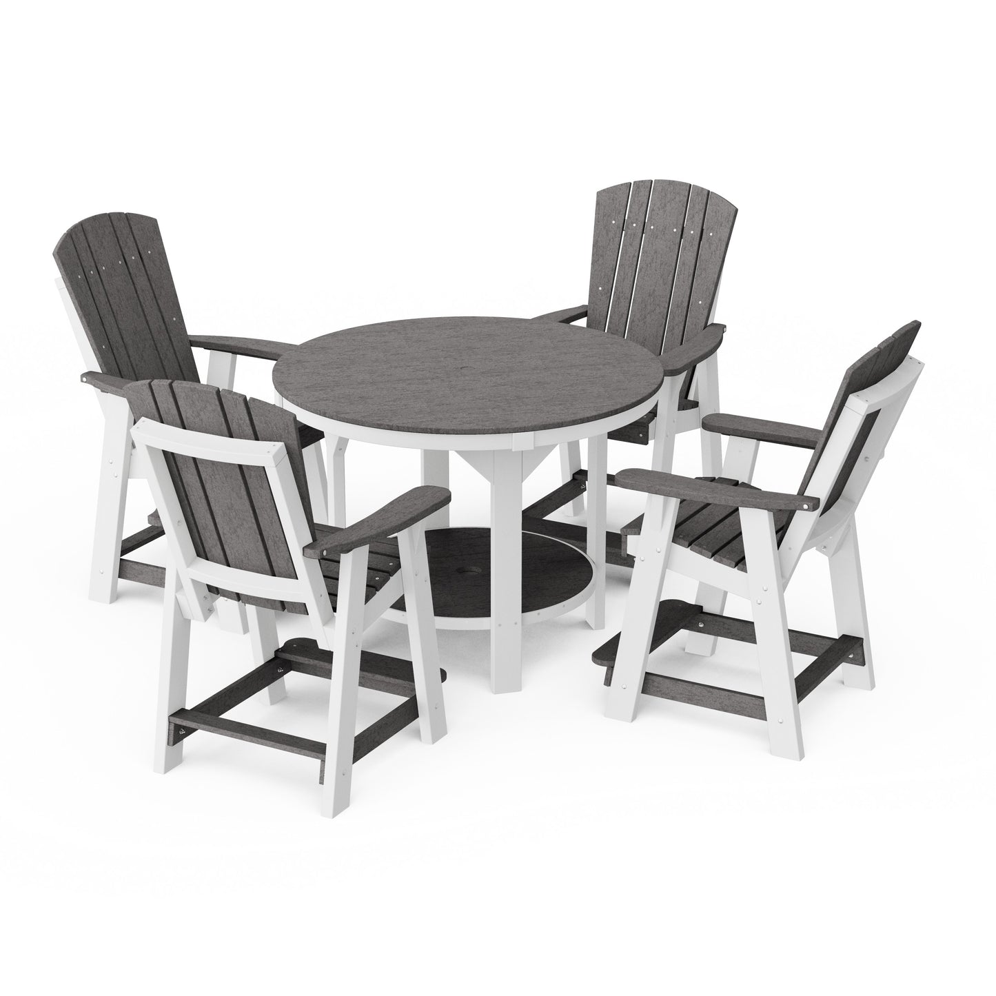 Heritage 5-Piece Round Counter Height Dining Set