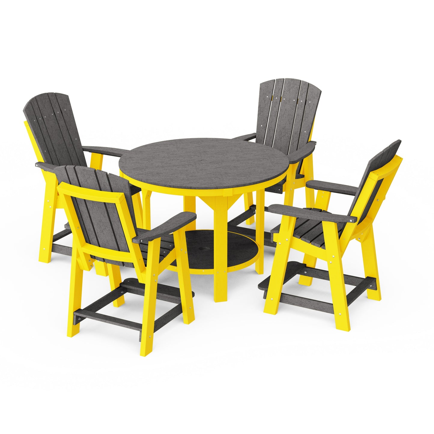 Heritage 5-Piece Round Counter Height Dining Set