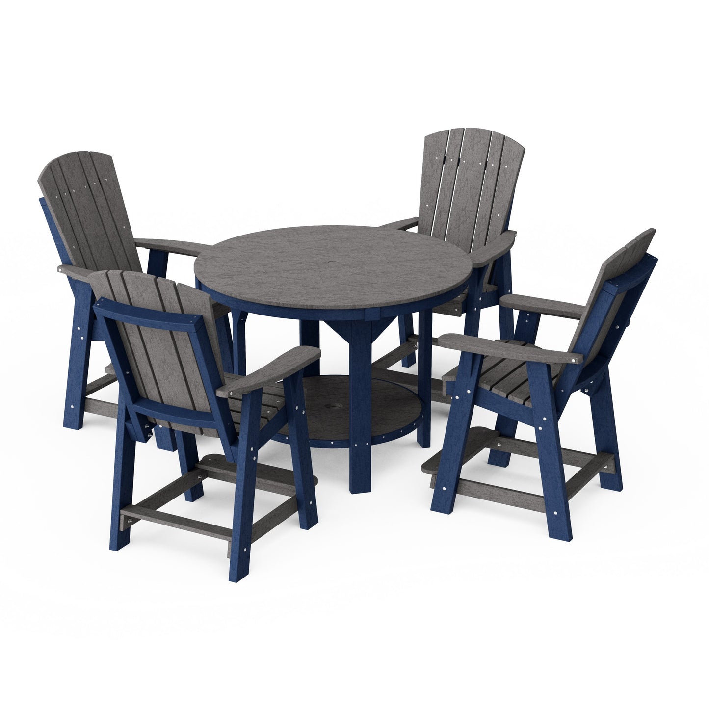Heritage 5-Piece Round Counter Height Dining Set