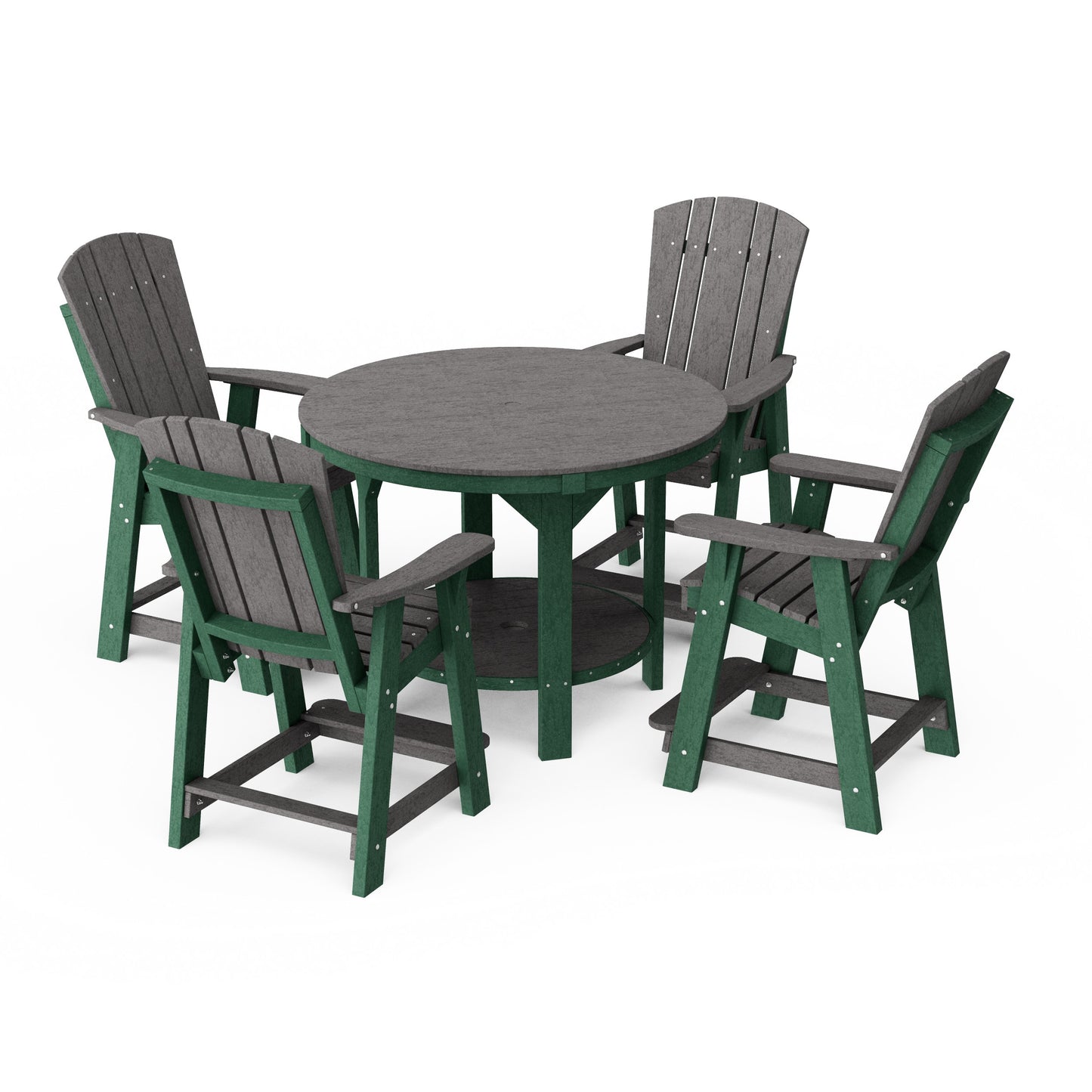 Heritage 5-Piece Round Counter Height Dining Set
