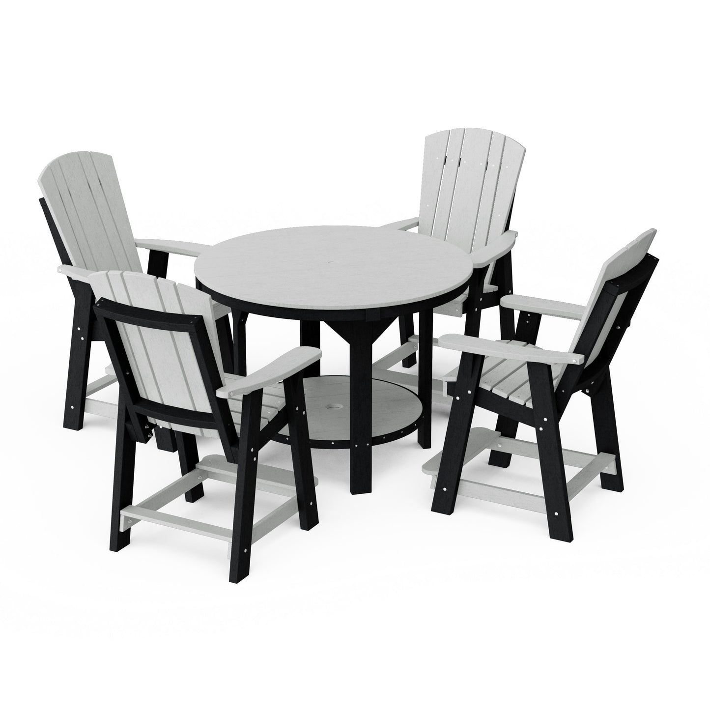 Heritage 5-Piece Round Counter Height Dining Set