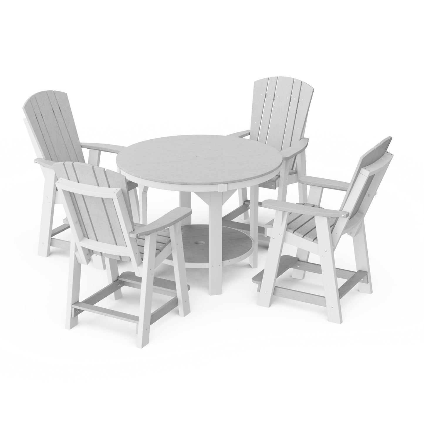 Heritage 5-Piece Round Counter Height Dining Set