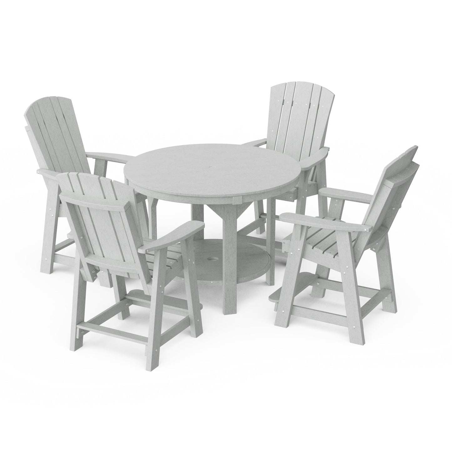 Heritage 5-Piece Round Counter Height Dining Set