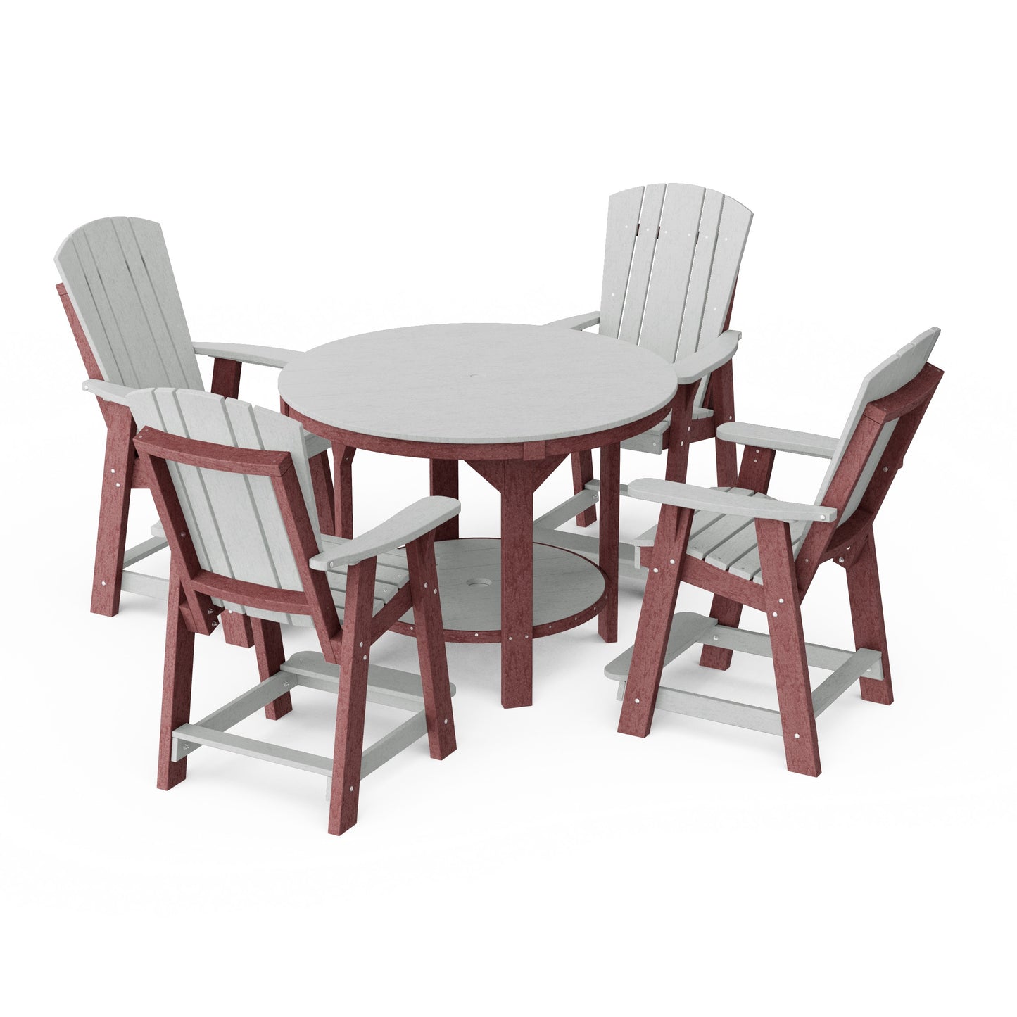 Heritage 5-Piece Round Counter Height Dining Set