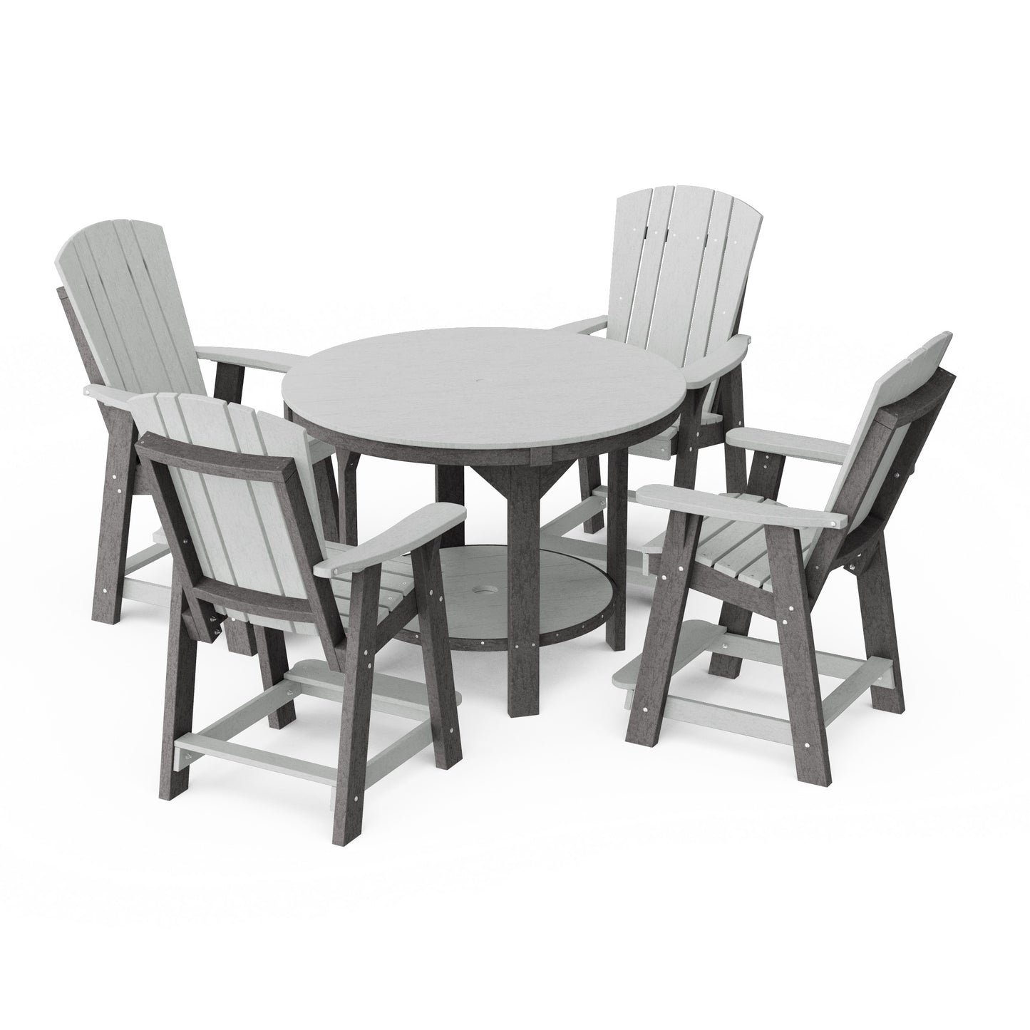 Heritage 5-Piece Round Counter Height Dining Set