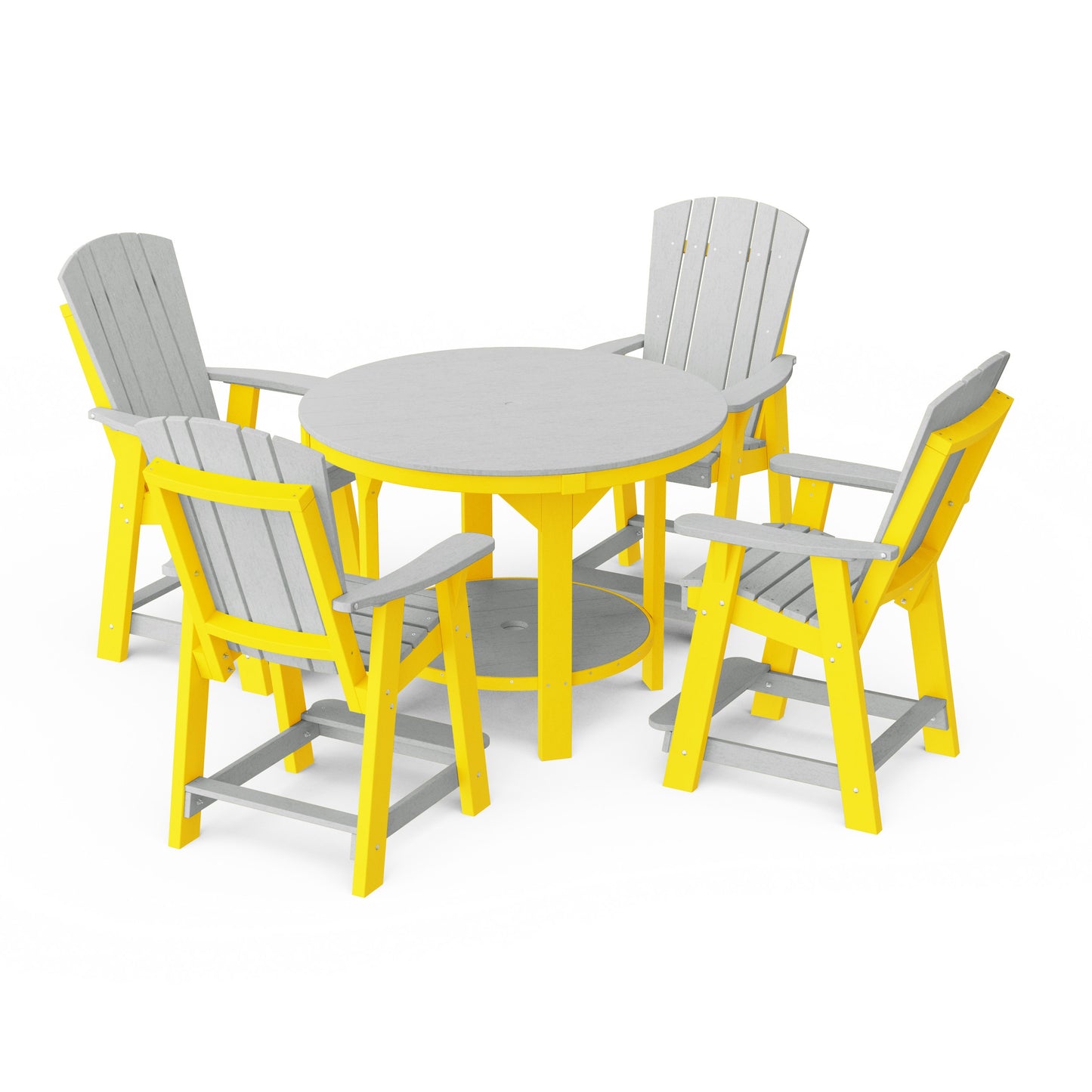 Heritage 5-Piece Round Counter Height Dining Set