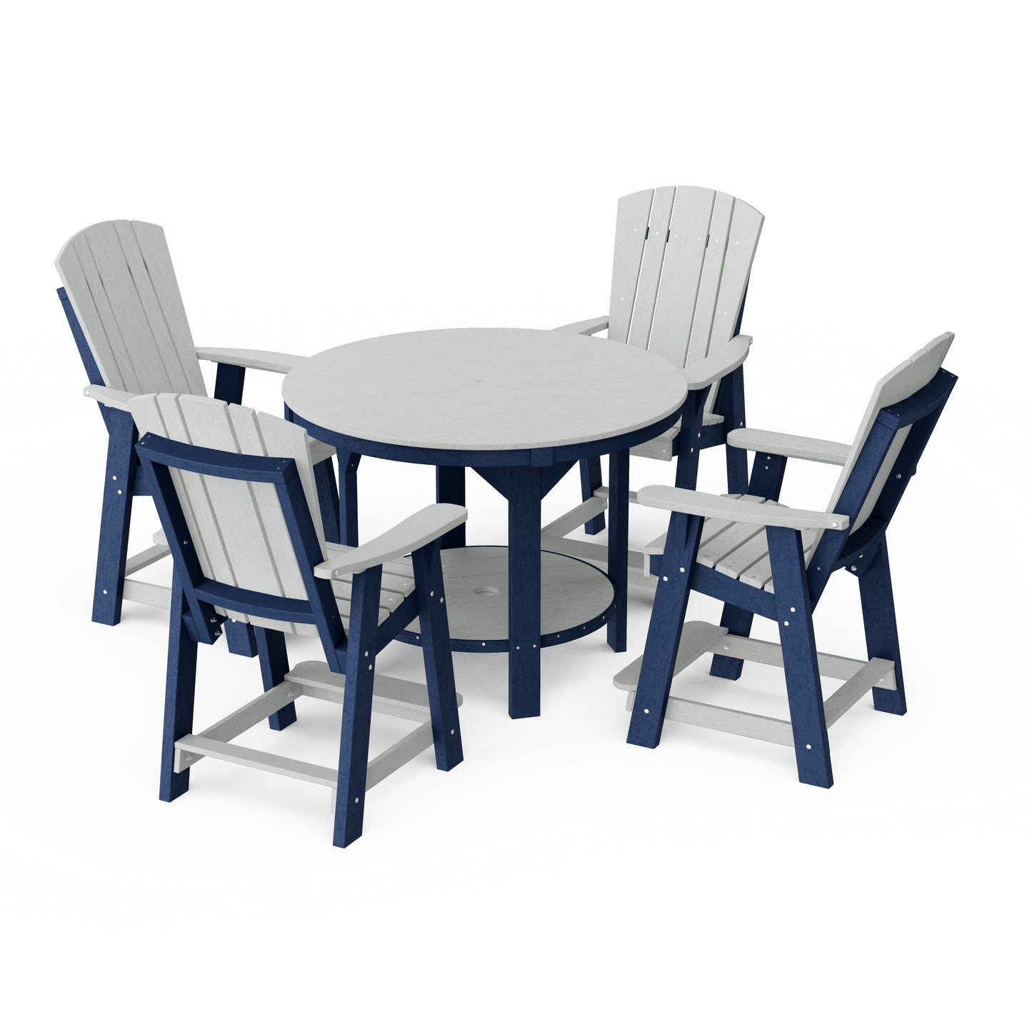 Heritage 5-Piece Round Counter Height Dining Set