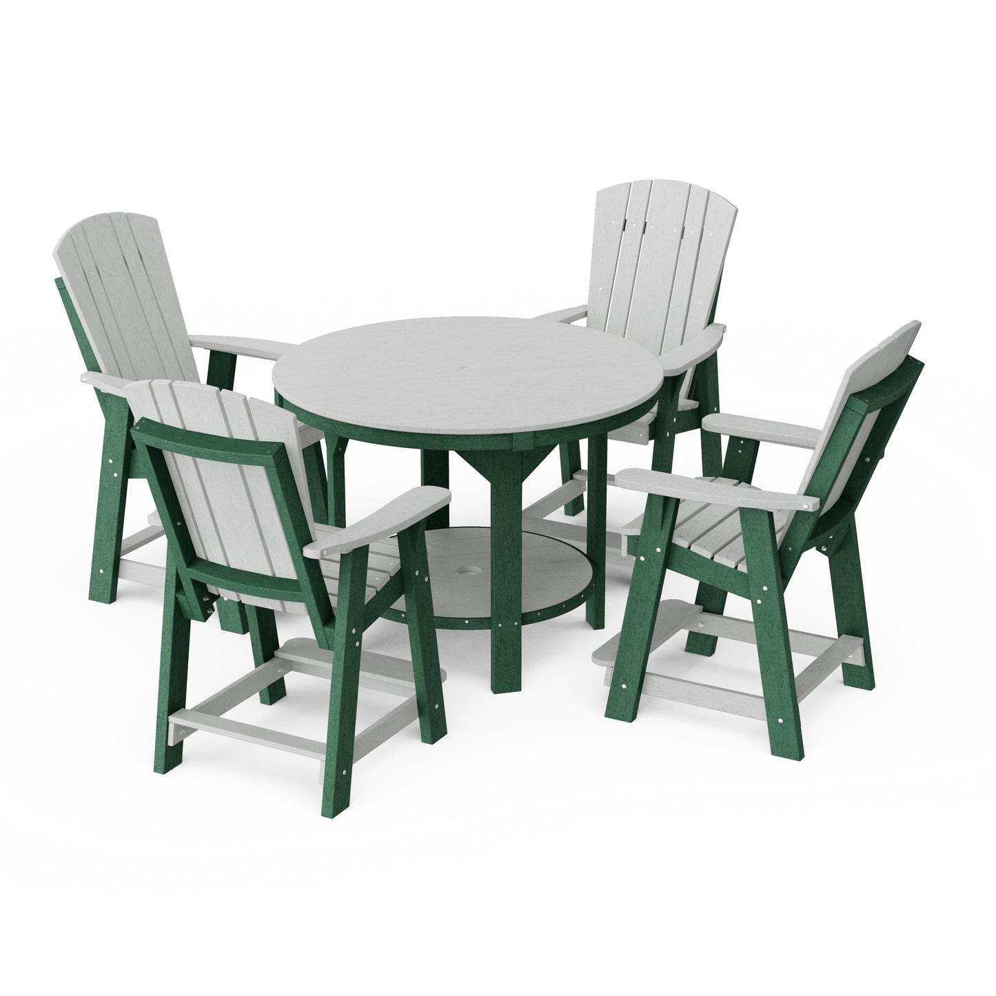 Heritage 5-Piece Round Counter Height Dining Set