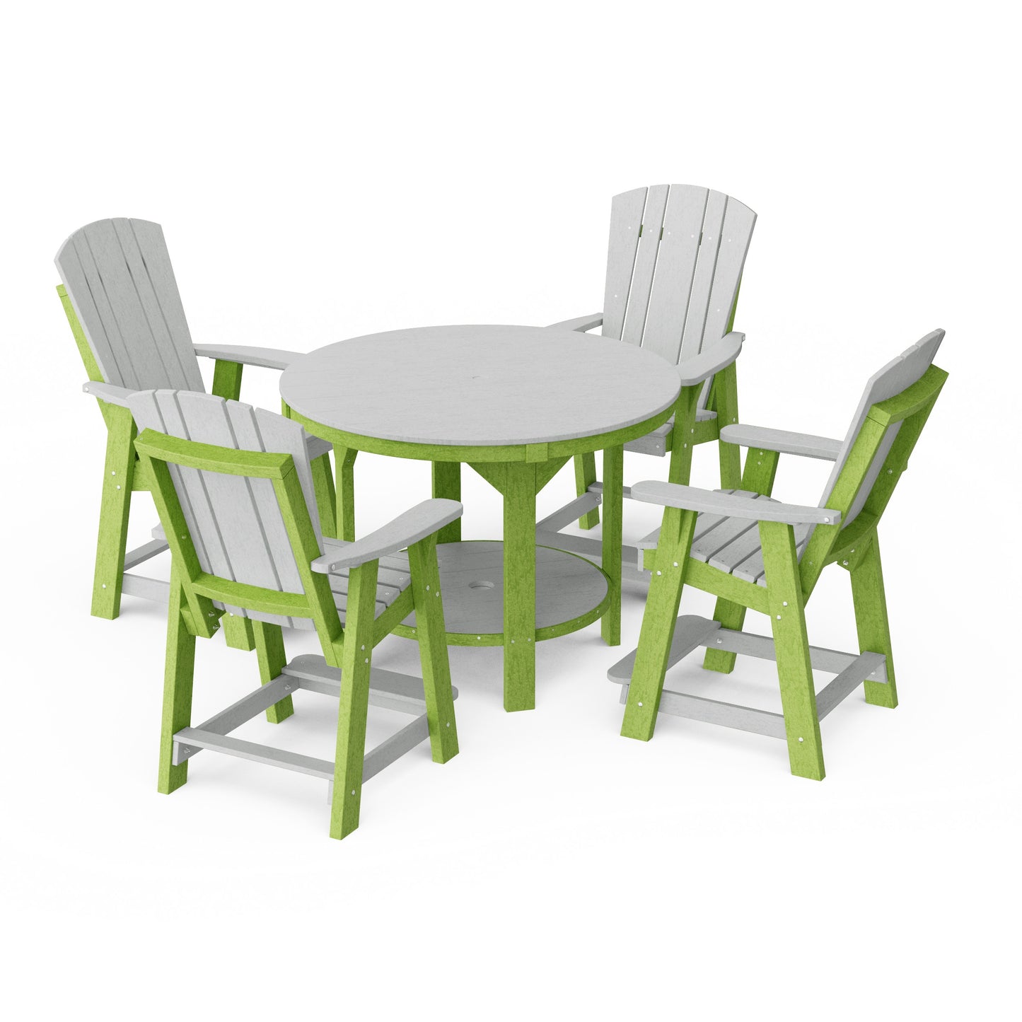 Heritage 5-Piece Round Counter Height Dining Set