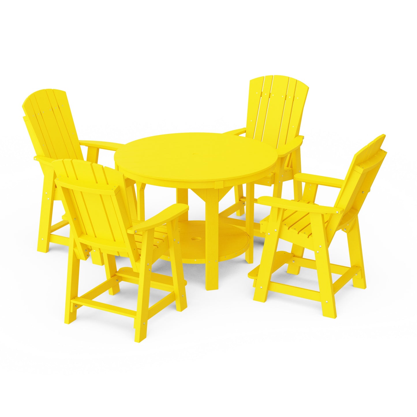 Heritage 5-Piece Round Counter Height Dining Set