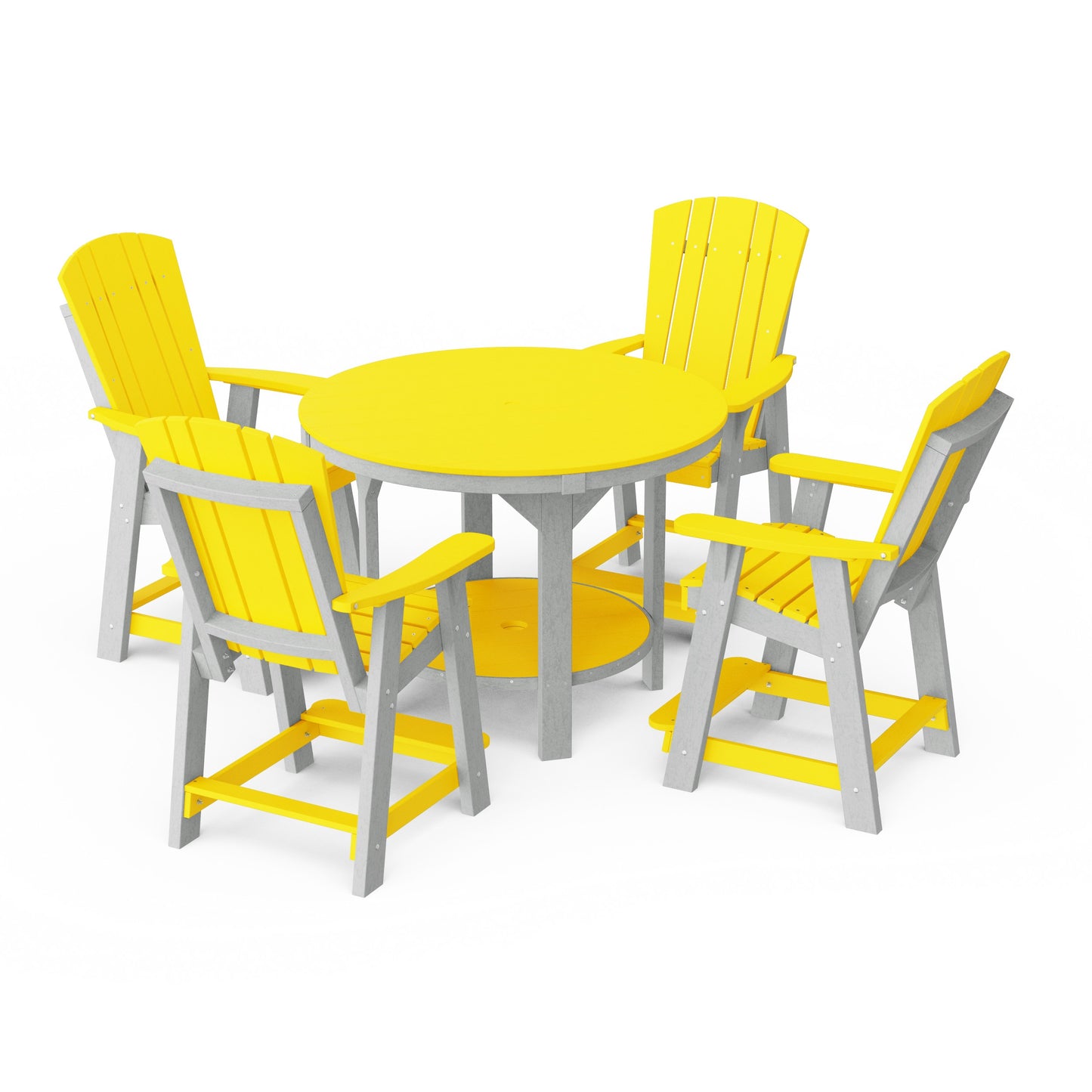 Heritage 5-Piece Round Counter Height Dining Set