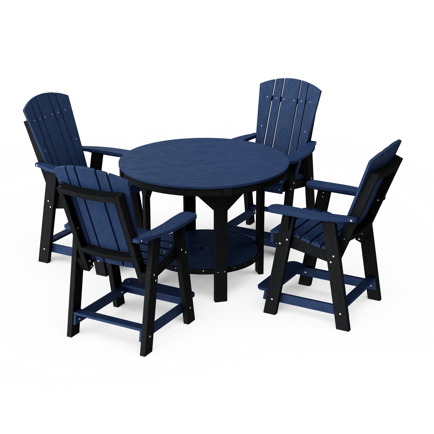 Heritage 5-Piece Round Counter Height Dining Set