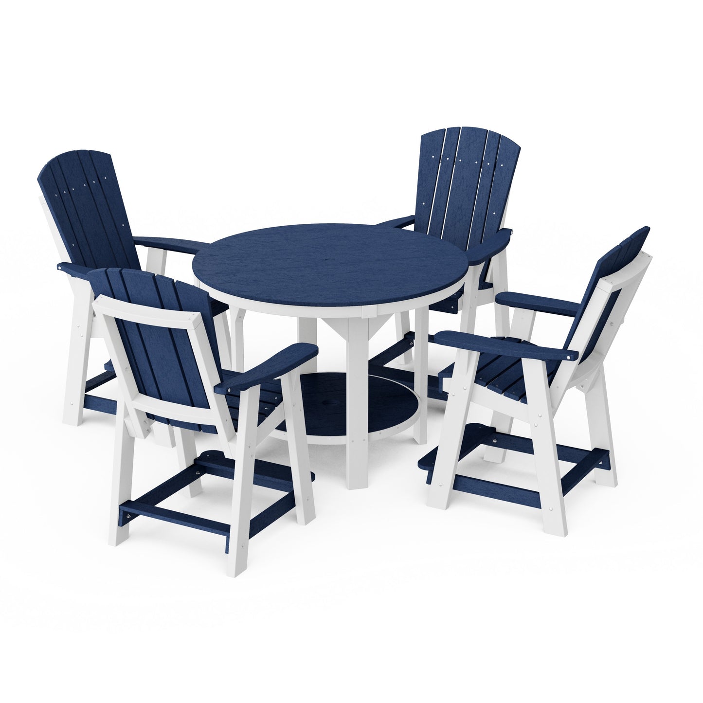 Heritage 5-Piece Round Counter Height Dining Set