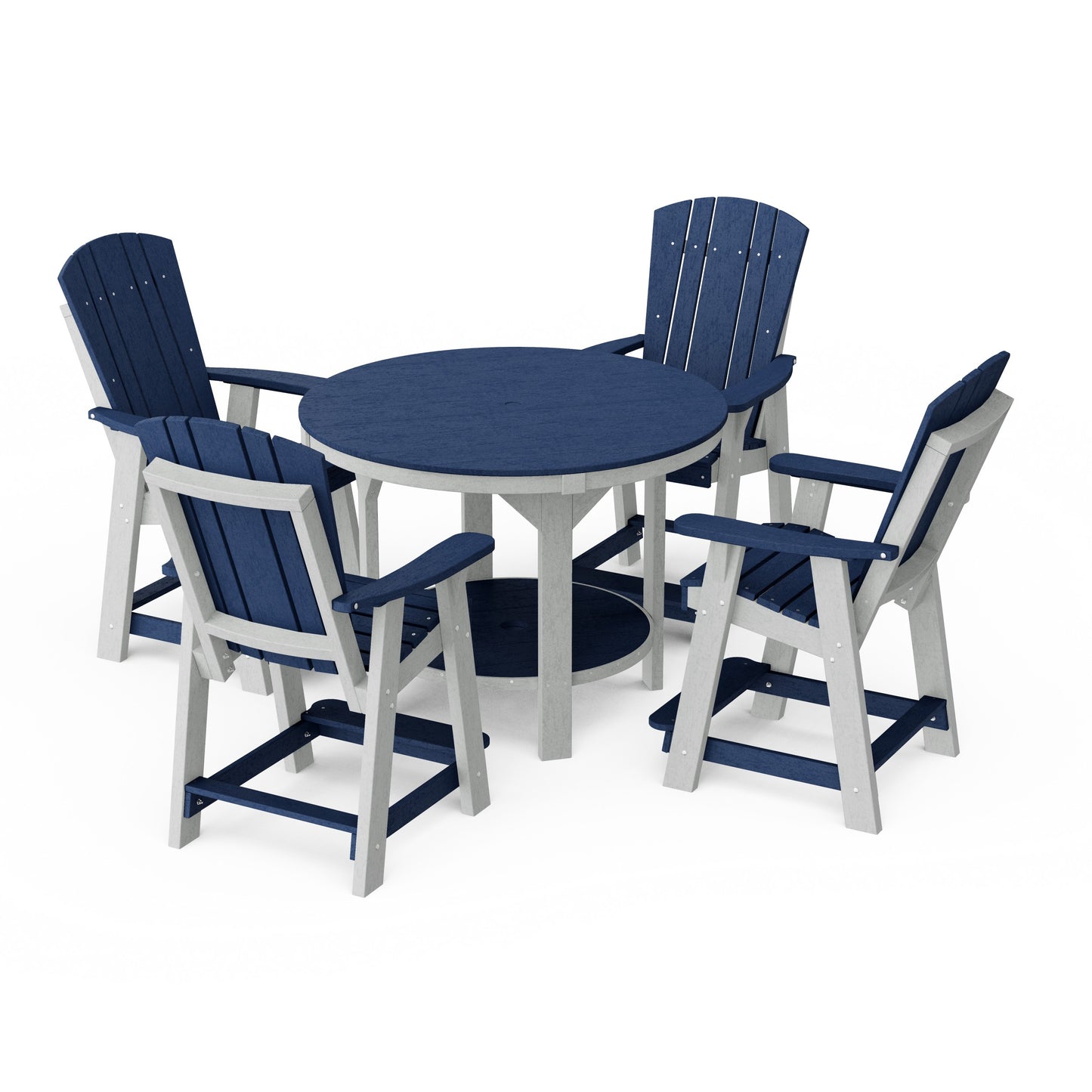 Heritage 5-Piece Round Counter Height Dining Set