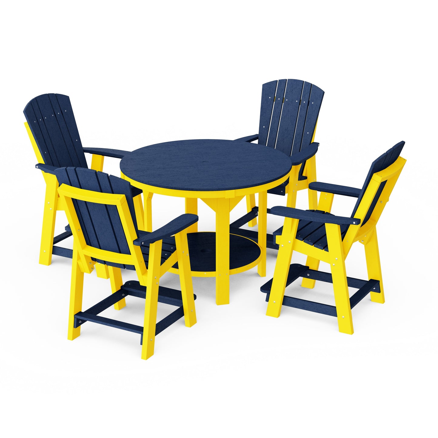 Heritage 5-Piece Round Counter Height Dining Set
