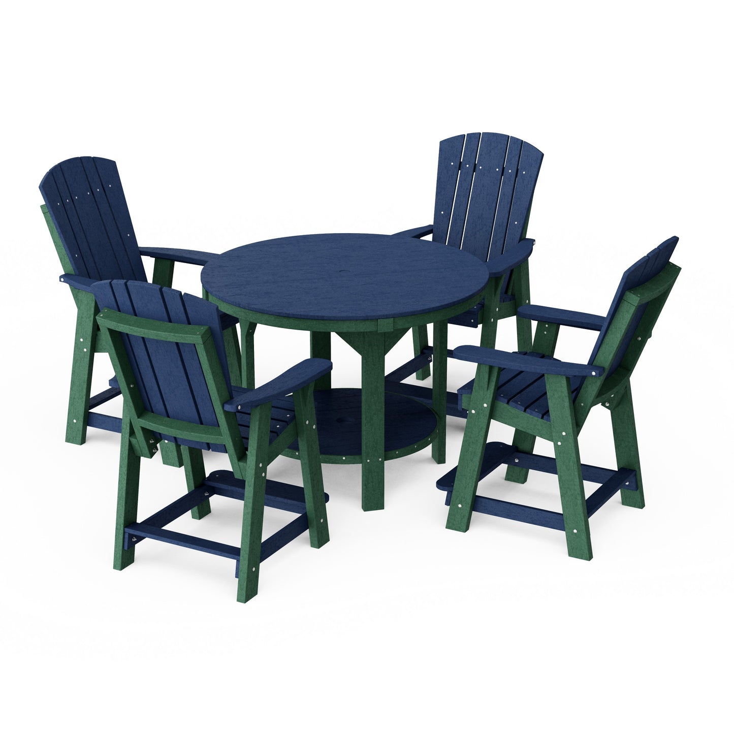 Heritage 5-Piece Round Counter Height Dining Set