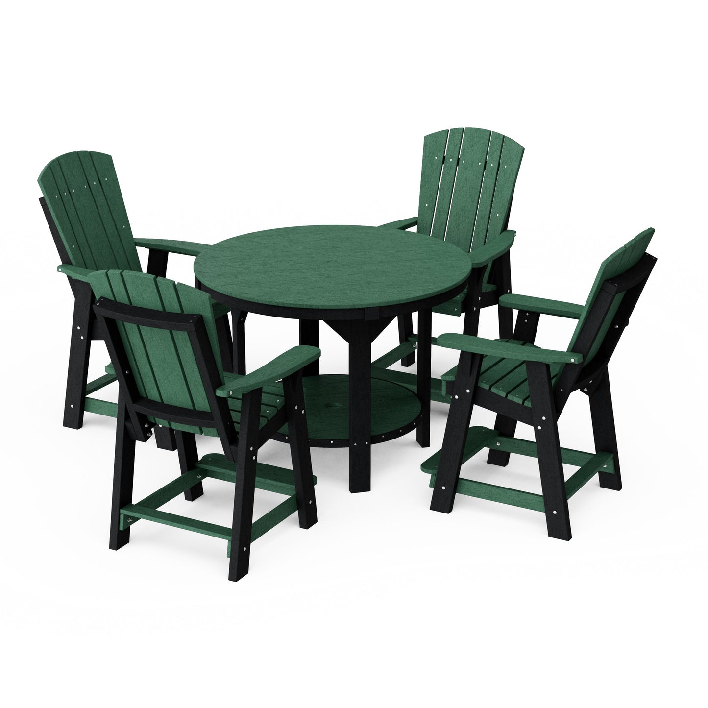 Heritage 5-Piece Round Counter Height Dining Set