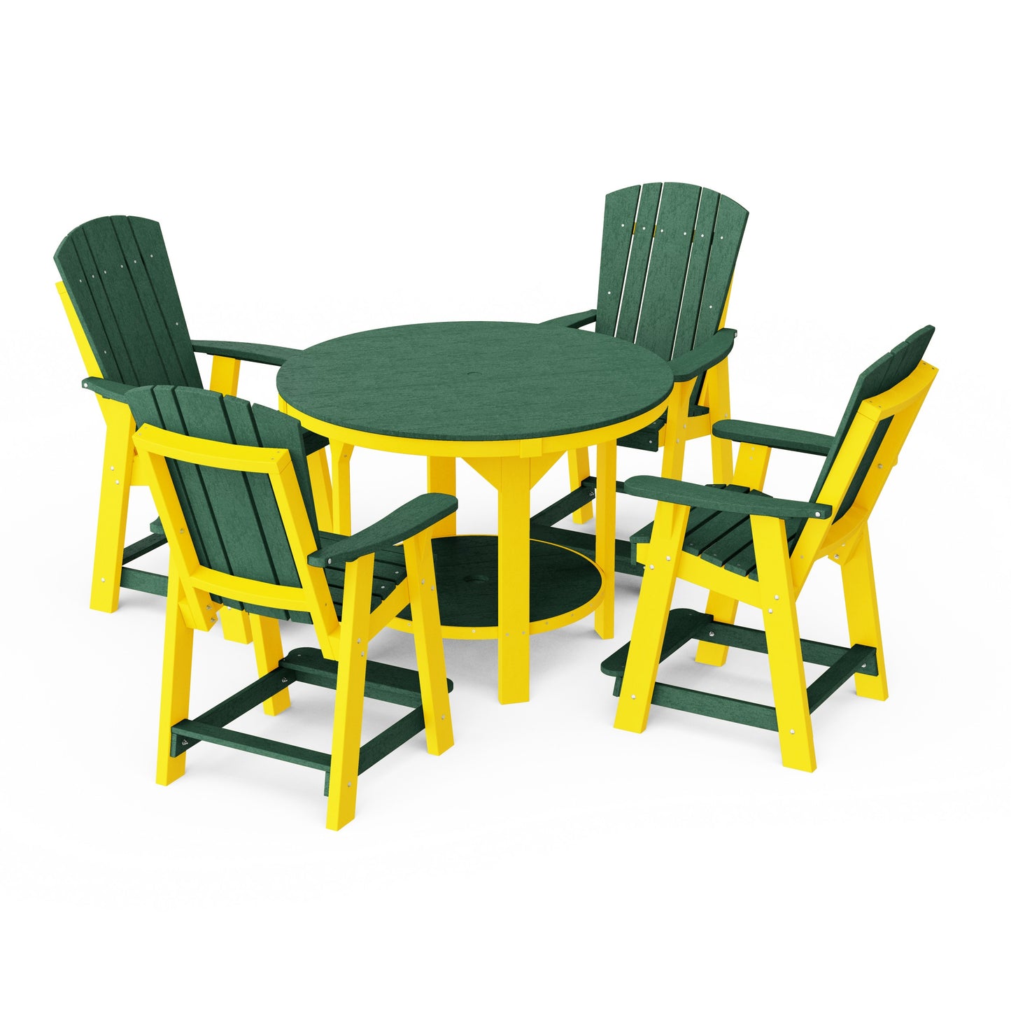 Heritage 5-Piece Round Counter Height Dining Set