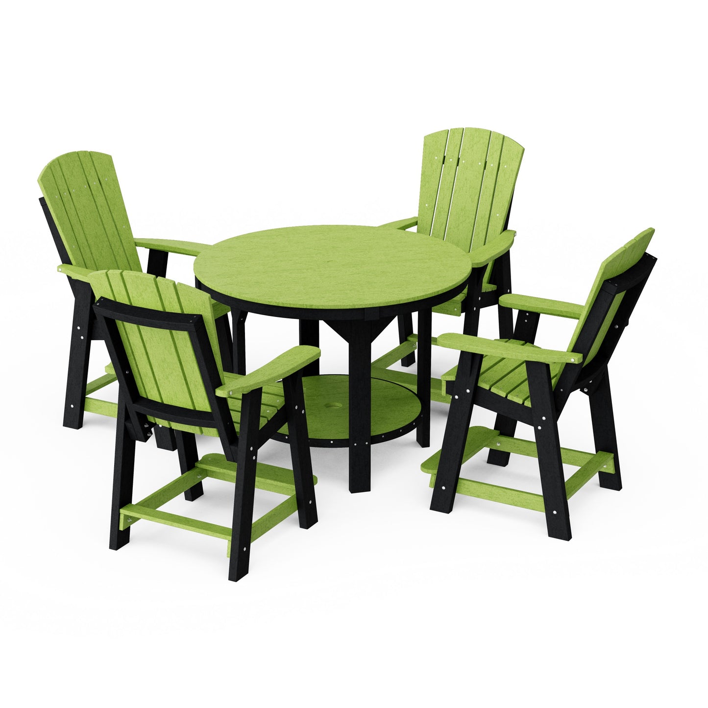 Heritage 5-Piece Round Counter Height Dining Set