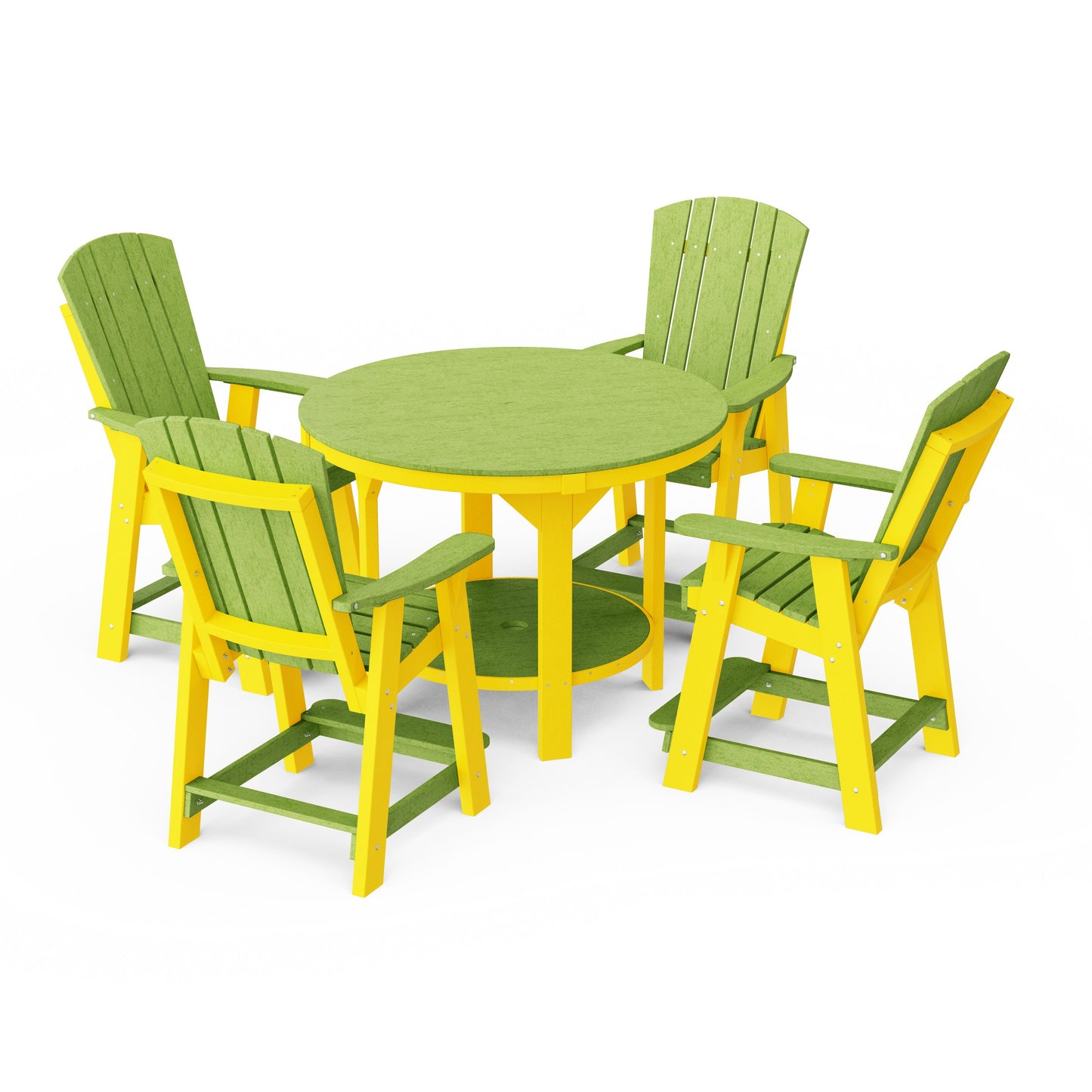 Heritage 5-Piece Round Counter Height Dining Set