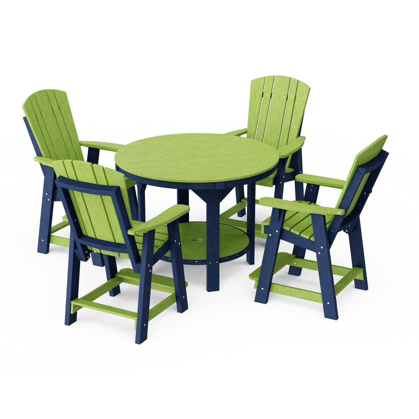 Heritage 5-Piece Round Counter Height Dining Set