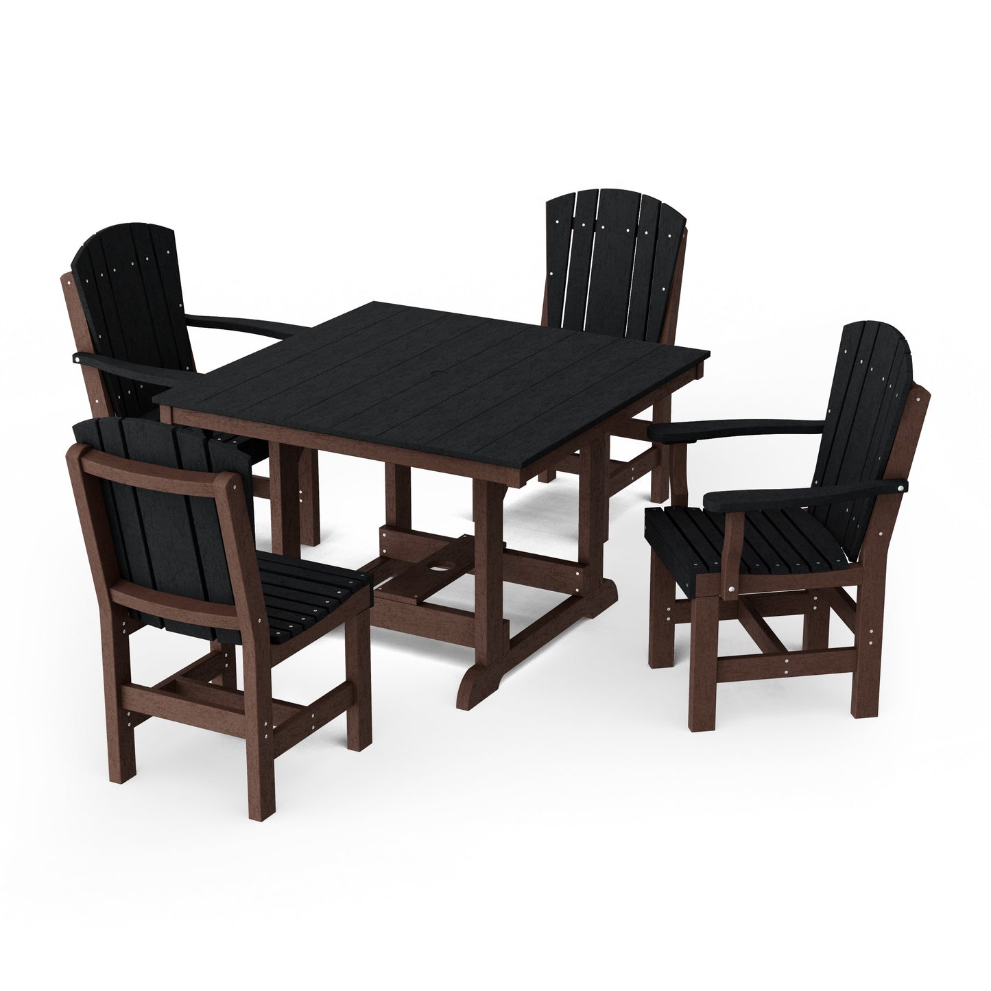 Heritage 5-Piece Square Dining Set