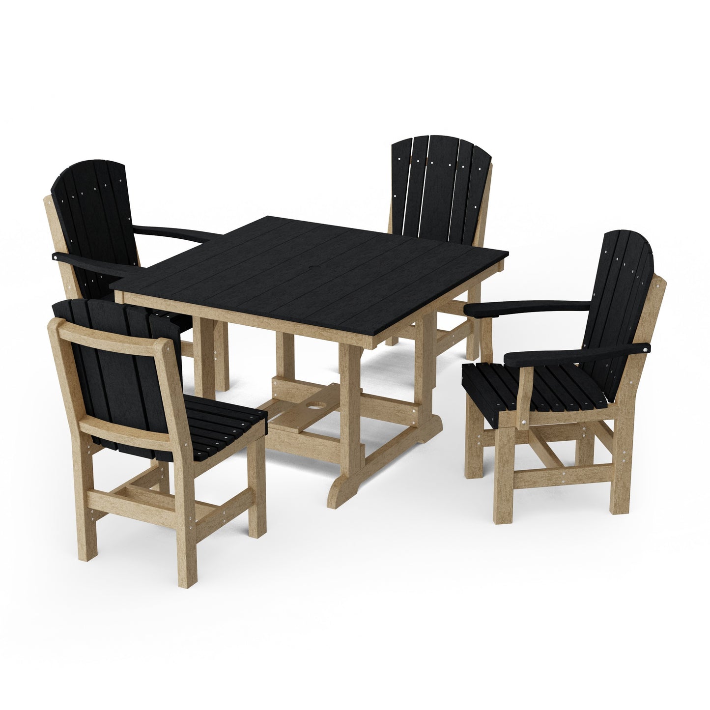 Heritage 5-Piece Square Dining Set