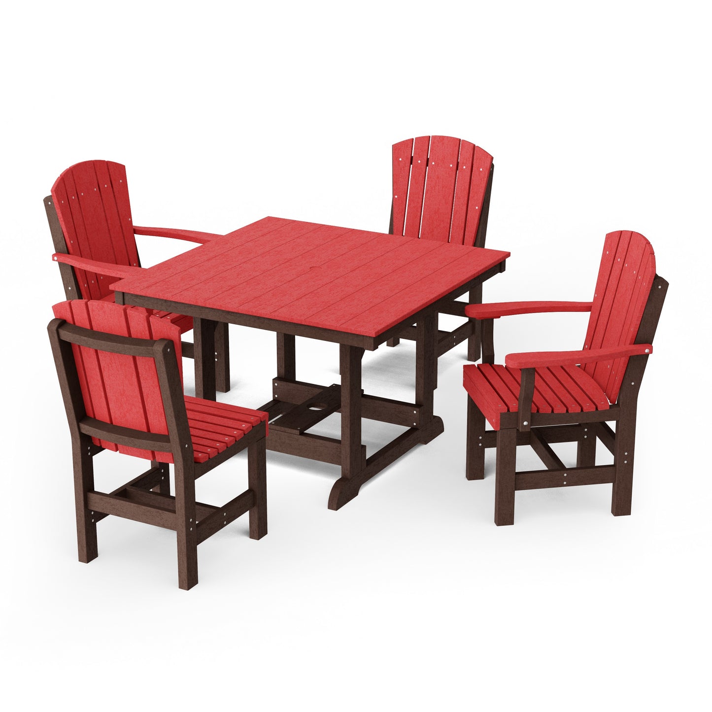 Heritage 5-Piece Square Dining Set