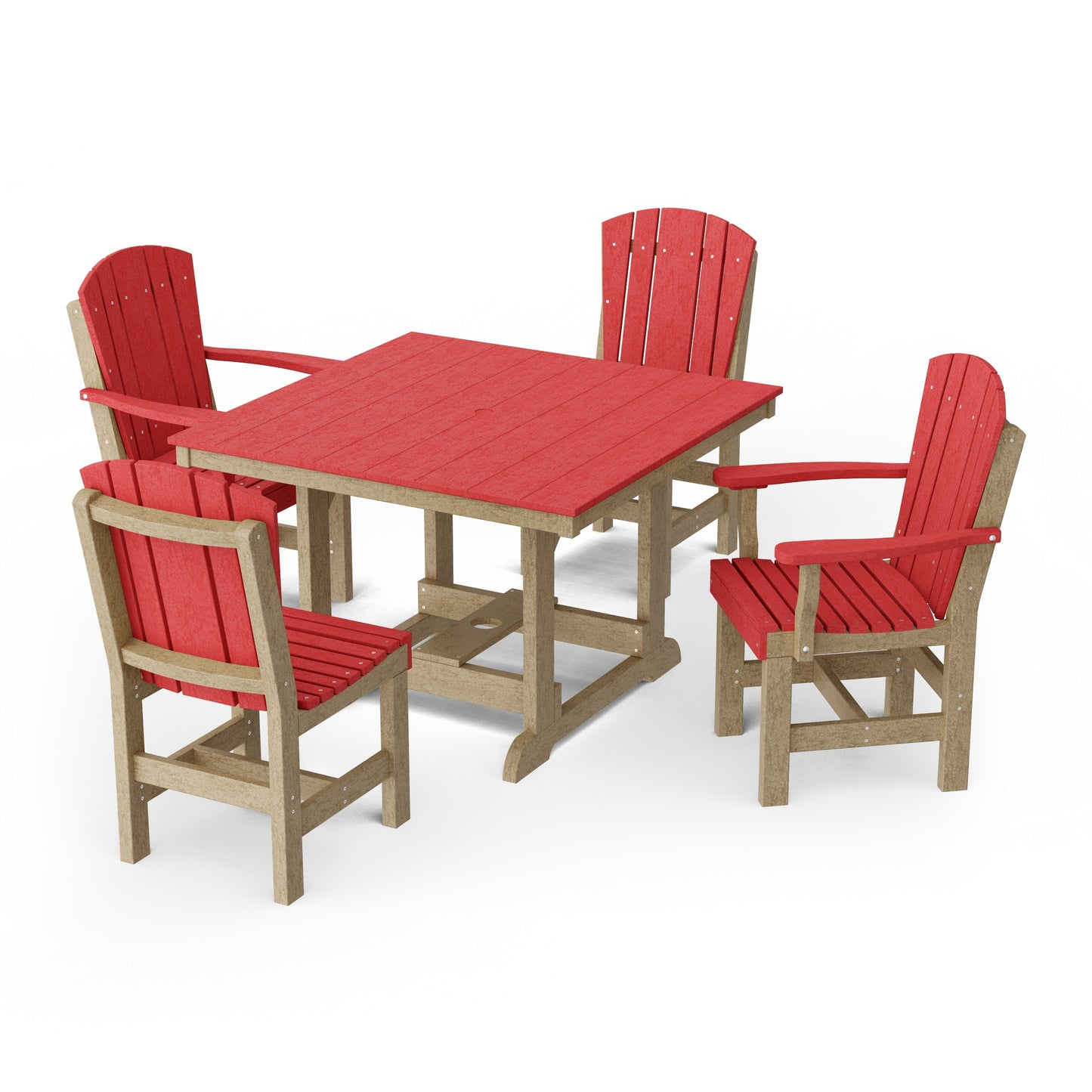 Heritage 5-Piece Square Dining Set