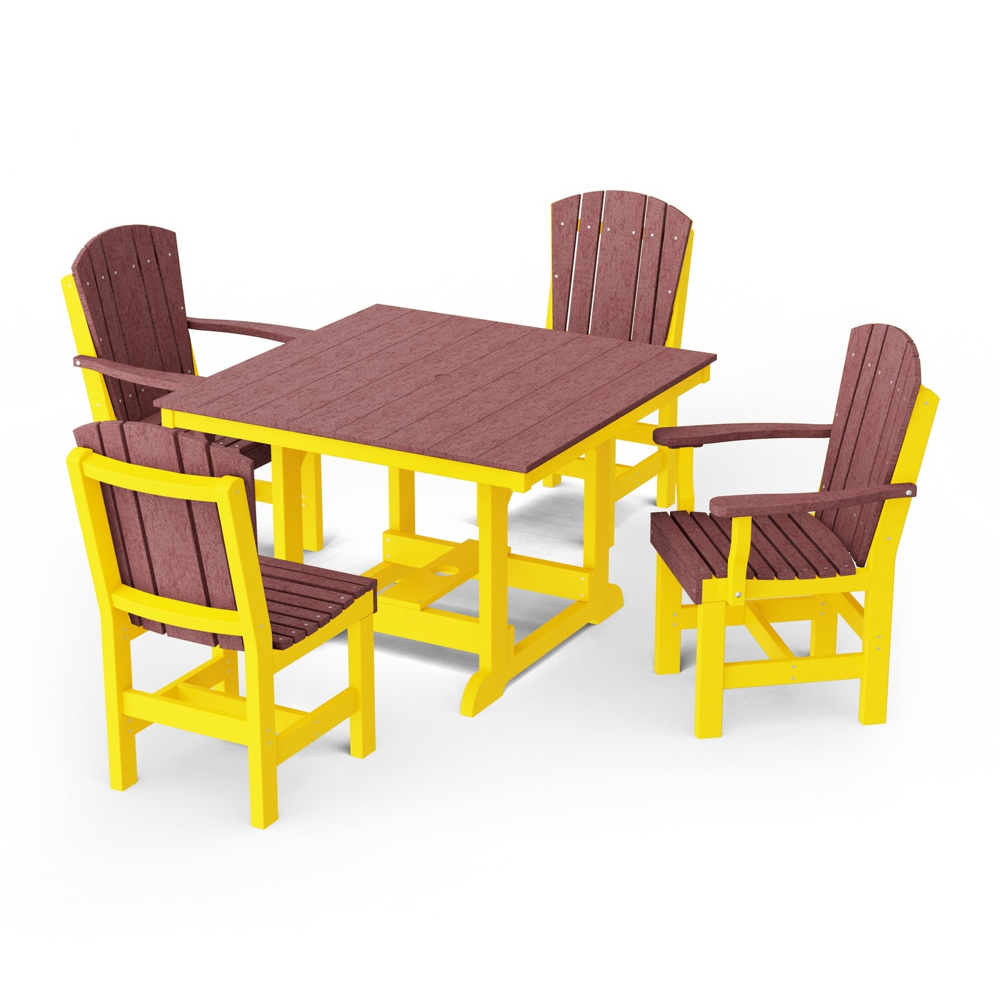 Heritage 5-Piece Square Dining Set