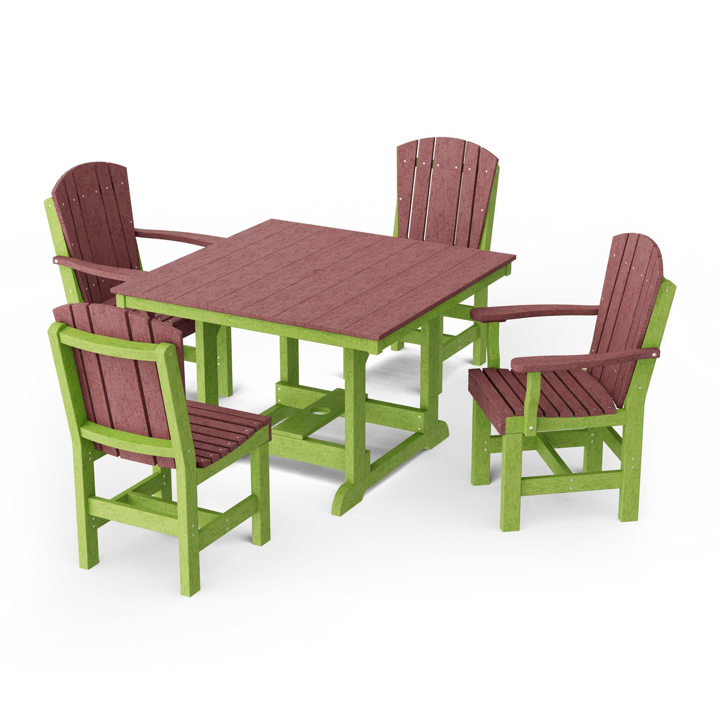 Heritage 5-Piece Square Dining Set