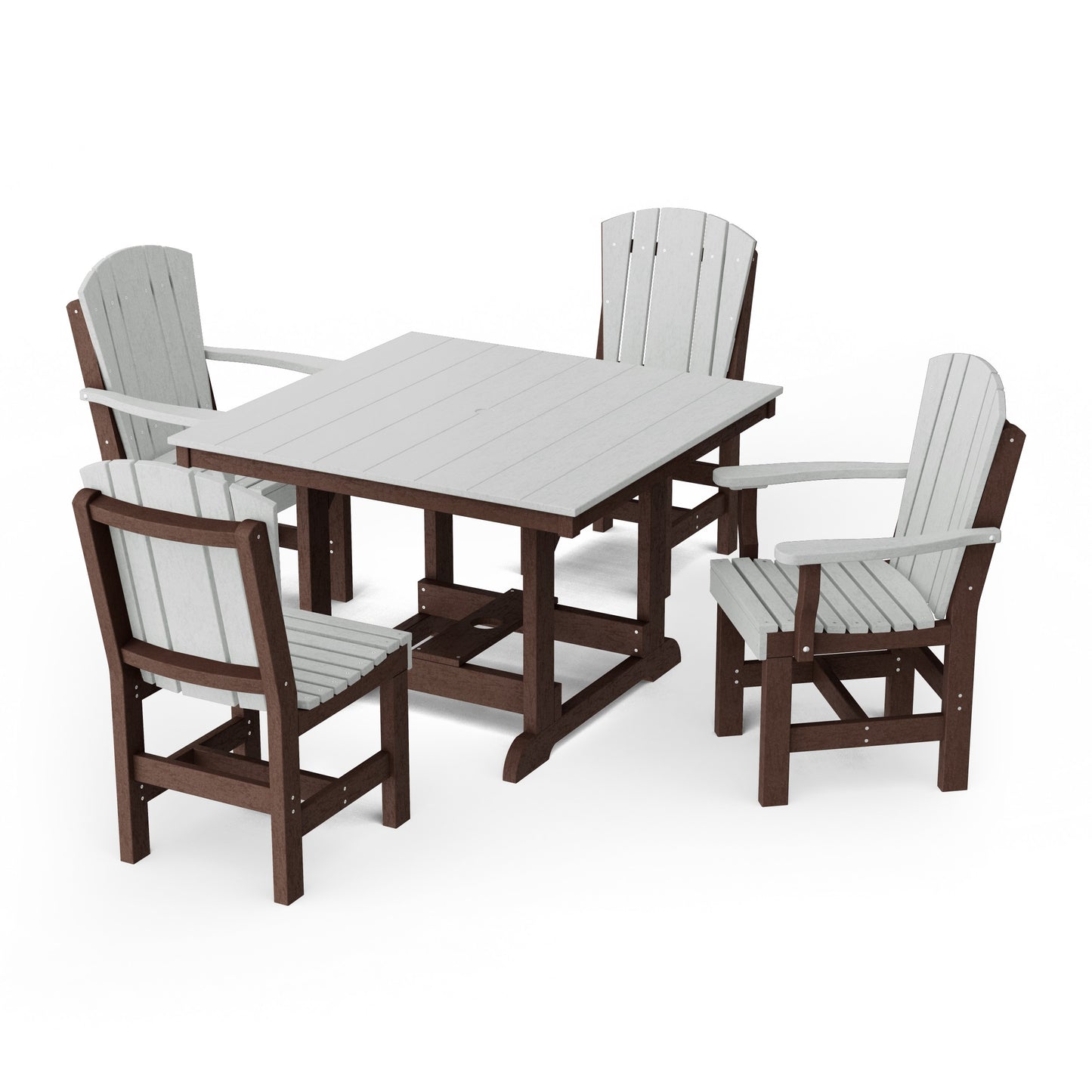 Heritage 5-Piece Square Dining Set