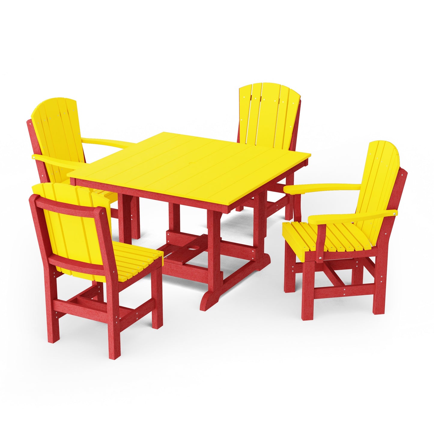 Heritage 5-Piece Square Dining Set