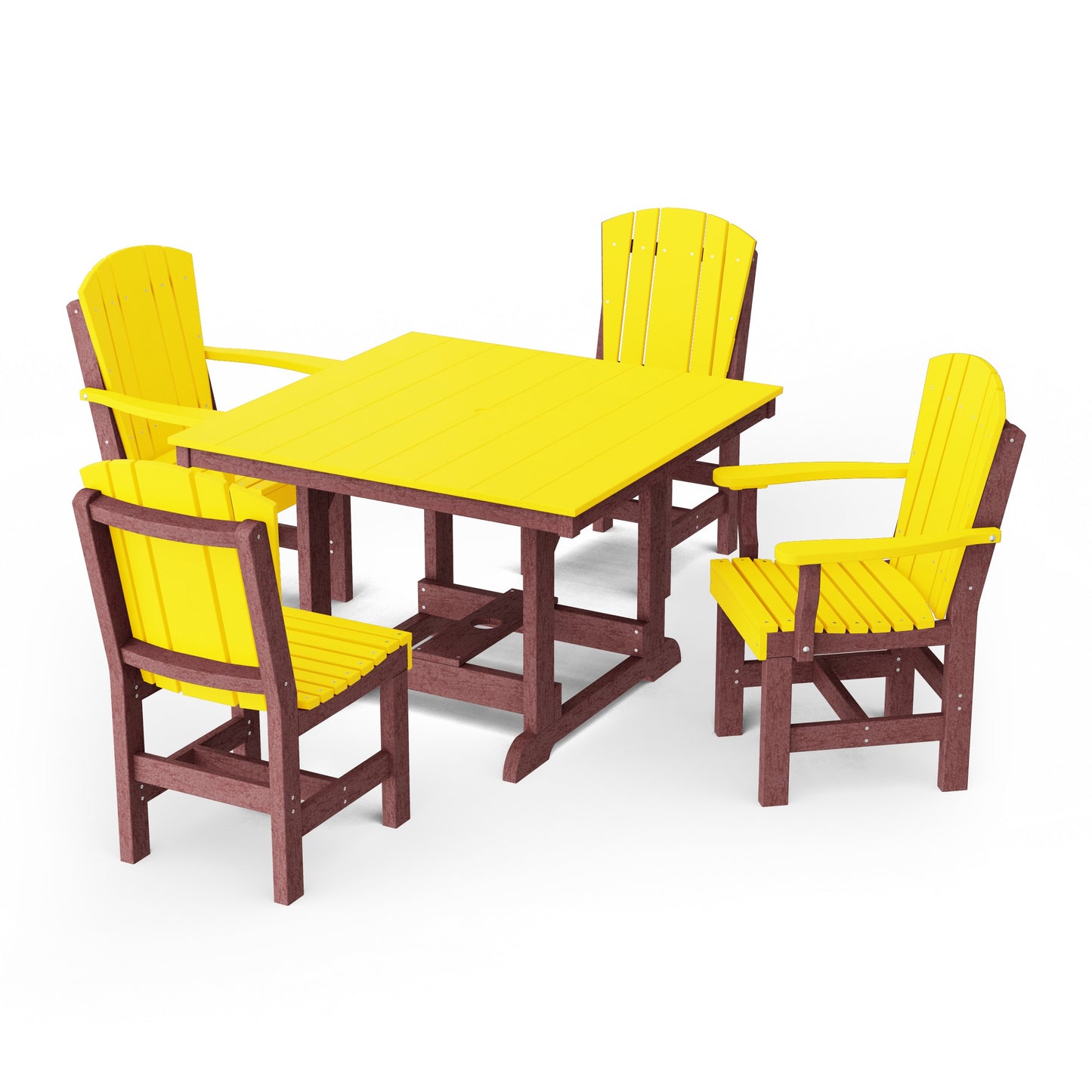 Heritage 5-Piece Square Dining Set