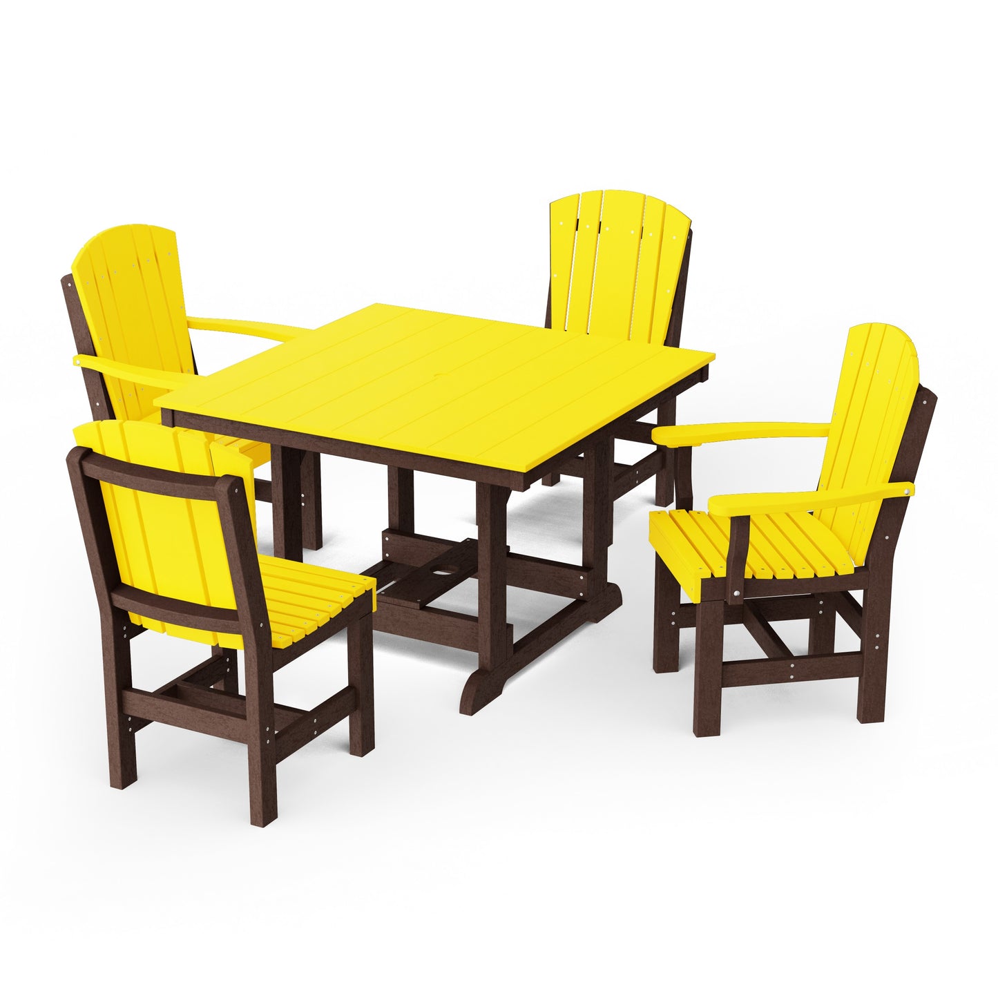 Heritage 5-Piece Square Dining Set