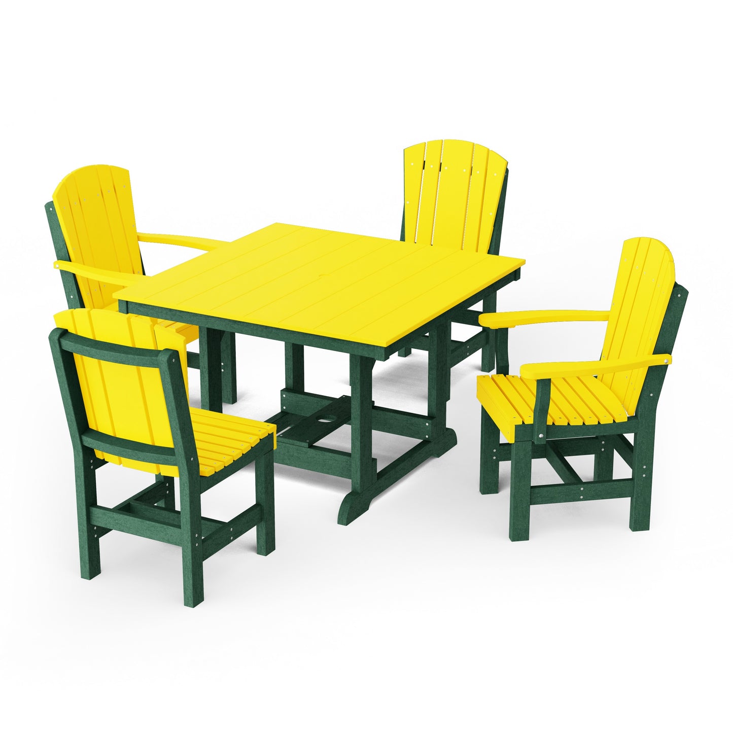 Heritage 5-Piece Square Dining Set