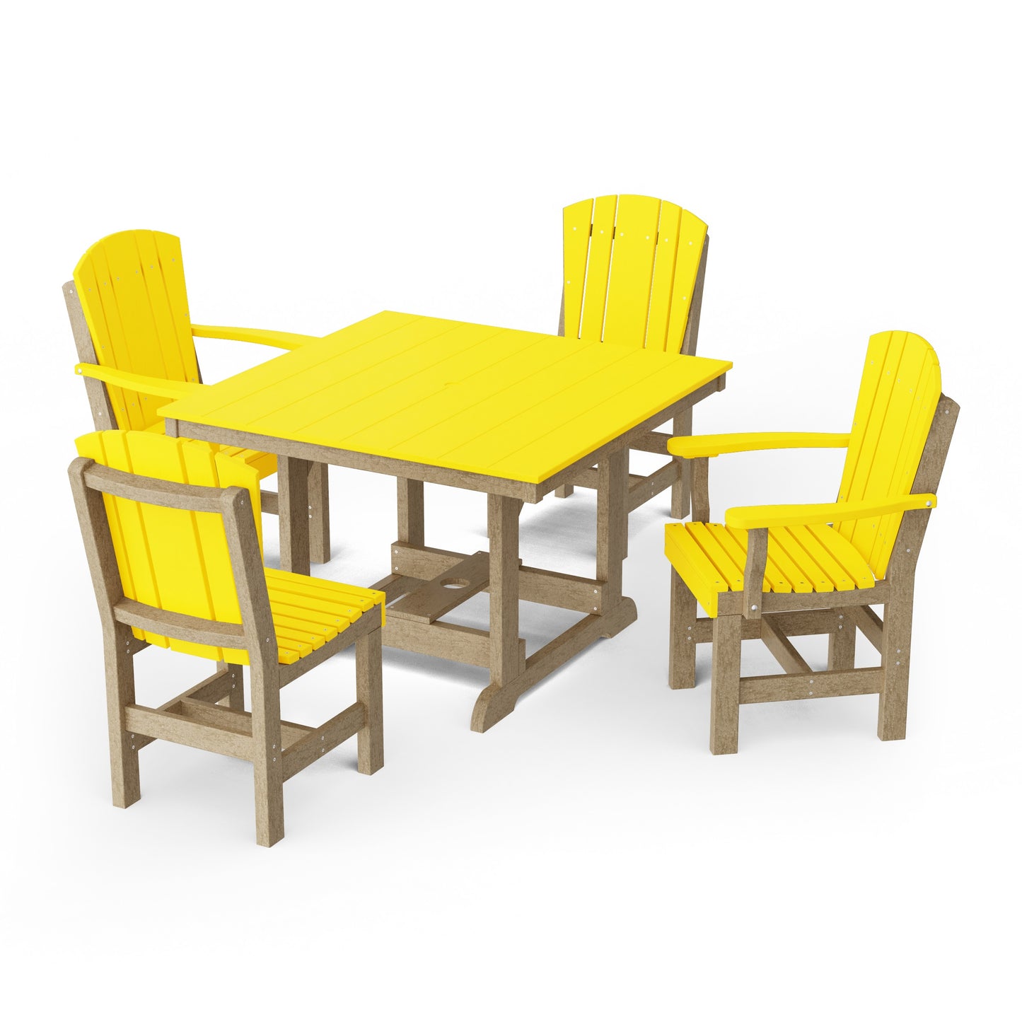 Heritage 5-Piece Square Dining Set