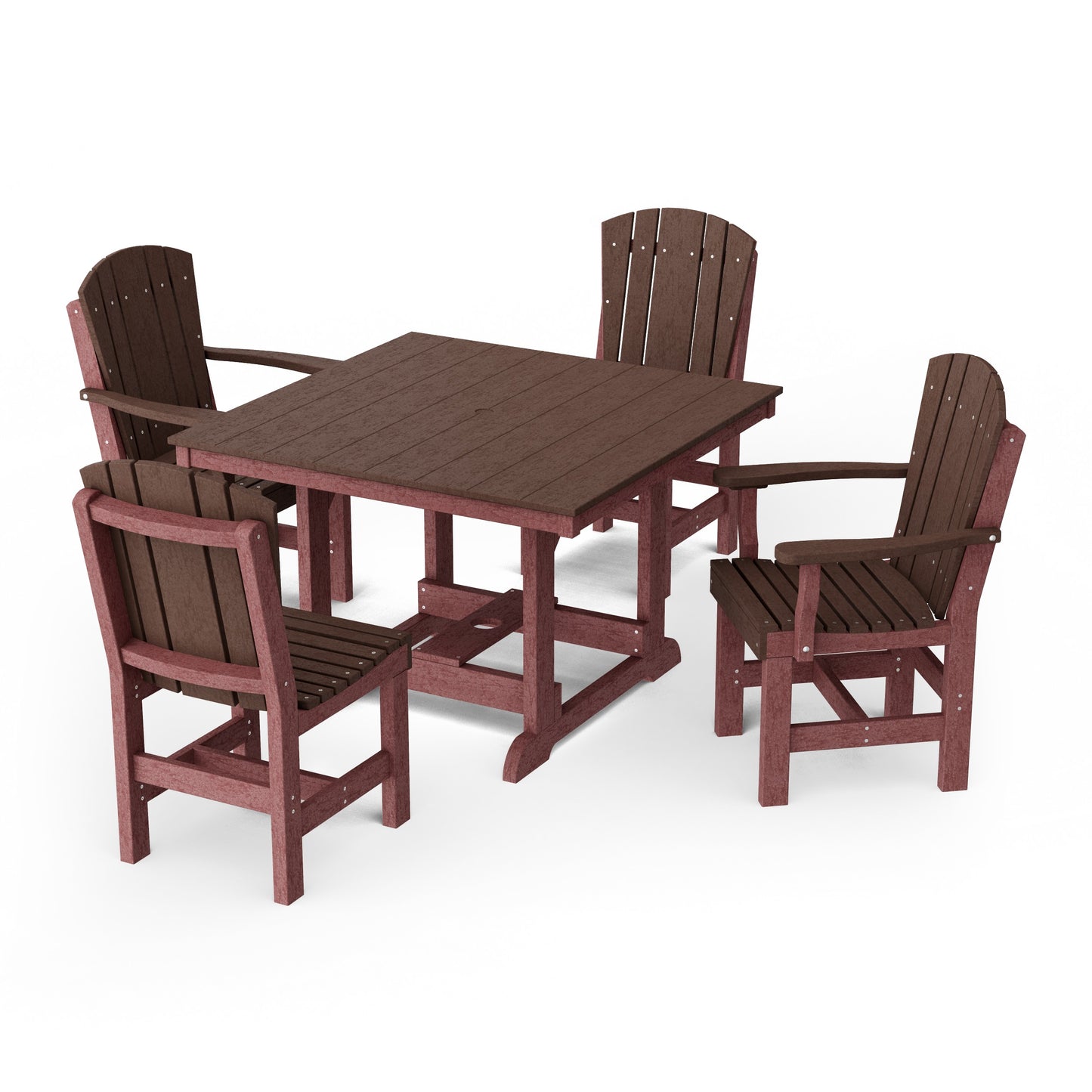 Heritage 5-Piece Square Dining Set