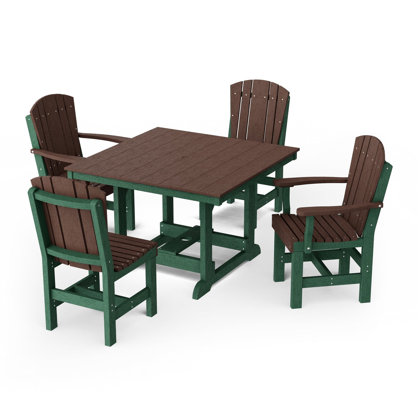 Heritage 5-Piece Square Dining Set