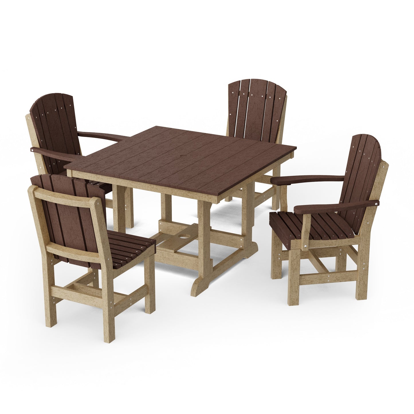 Heritage 5-Piece Square Dining Set