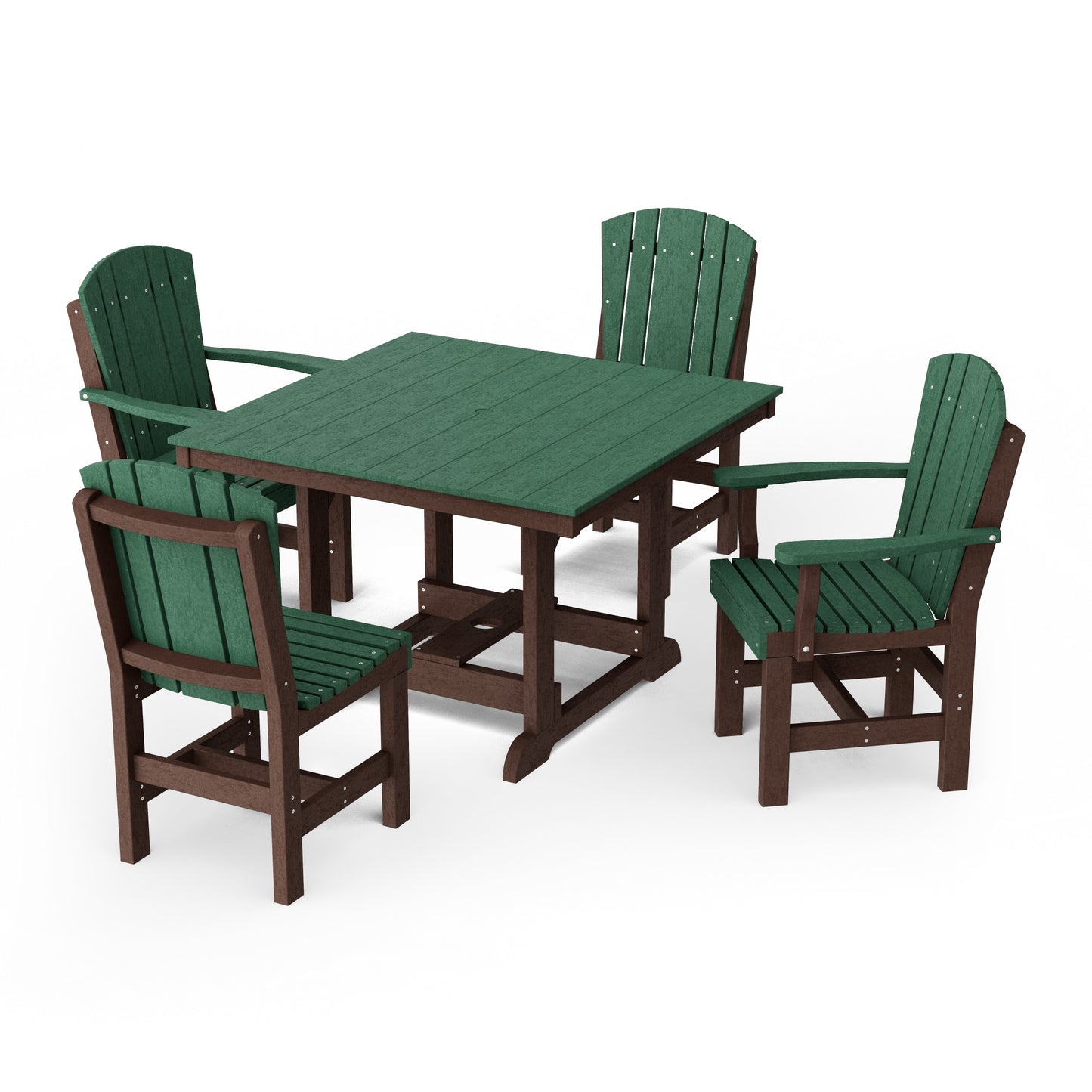 Heritage 5-Piece Square Dining Set