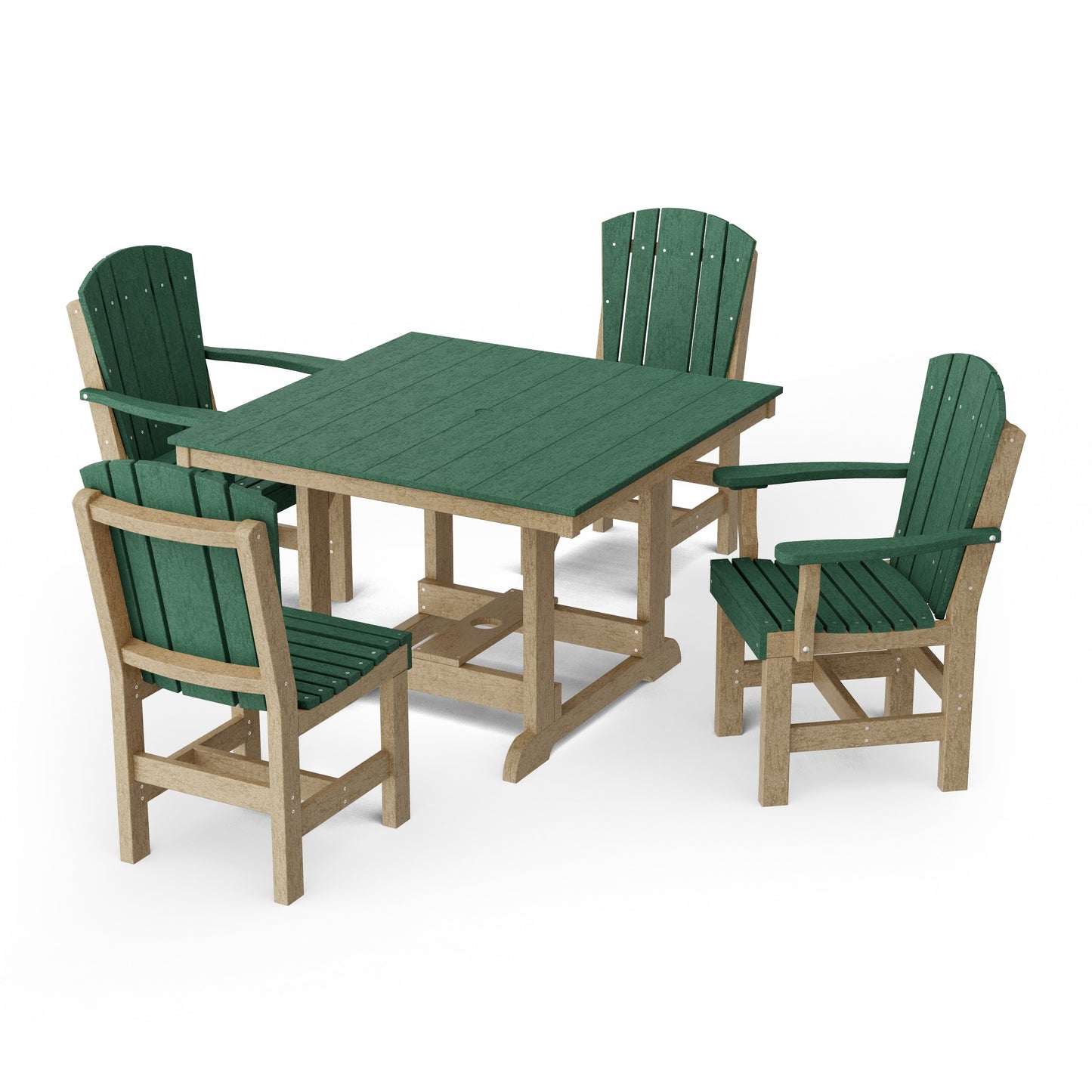 Heritage 5-Piece Square Dining Set