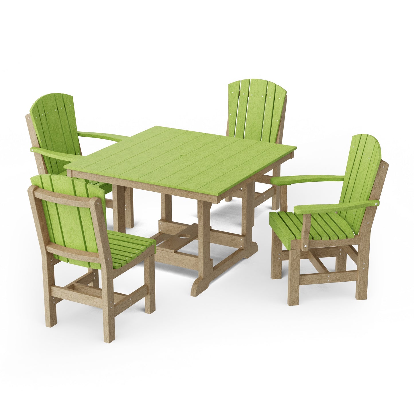 Heritage 5-Piece Square Dining Set