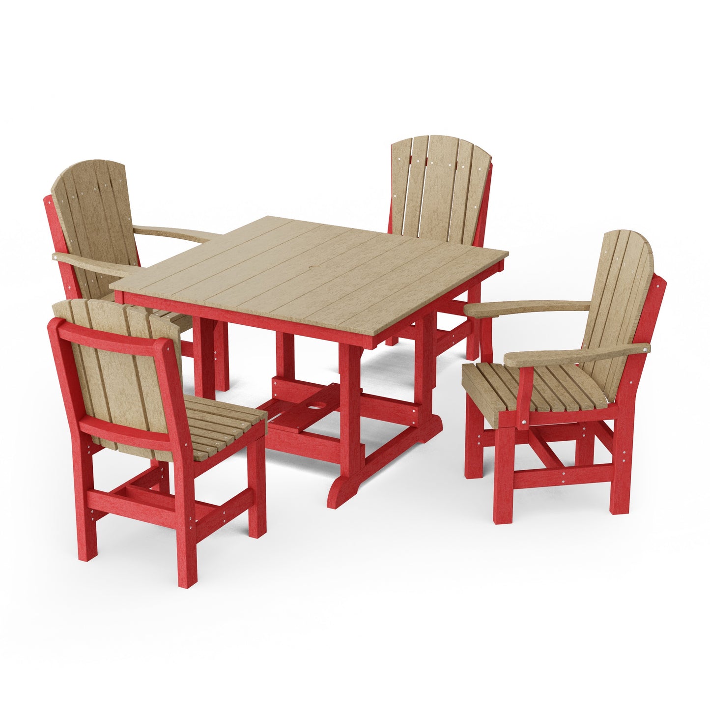 Heritage 5-Piece Square Dining Set